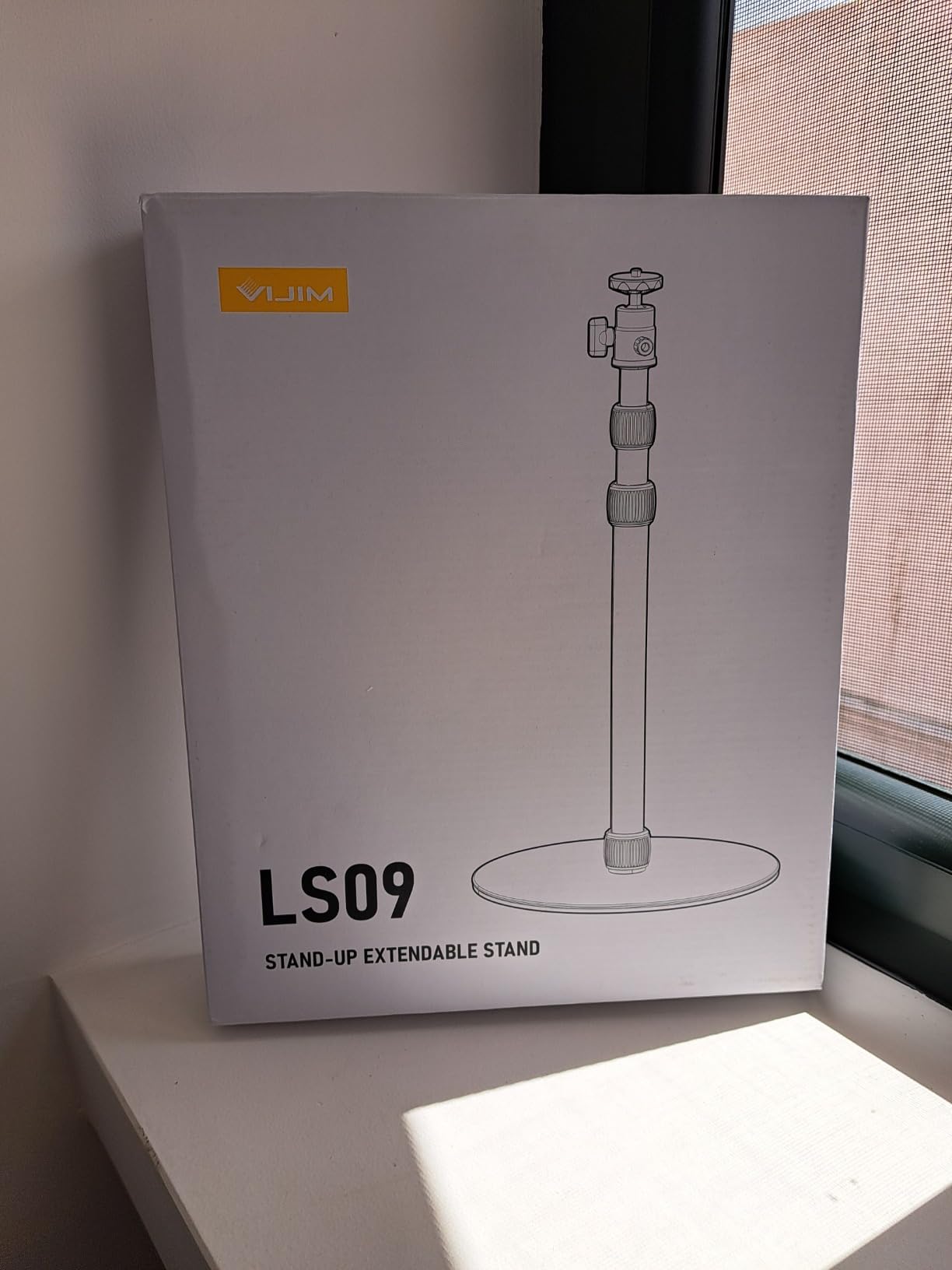 jusmo LS09 Aluminum Projector Floor Stand for Nebula/XGIMI/Other Video Projectors, Mevo Camera Stand, 16.5-34.6inch Adjustable, Compatible with Projector/Camera/Phone/GoPro/Webcam/Lights customer photo 1