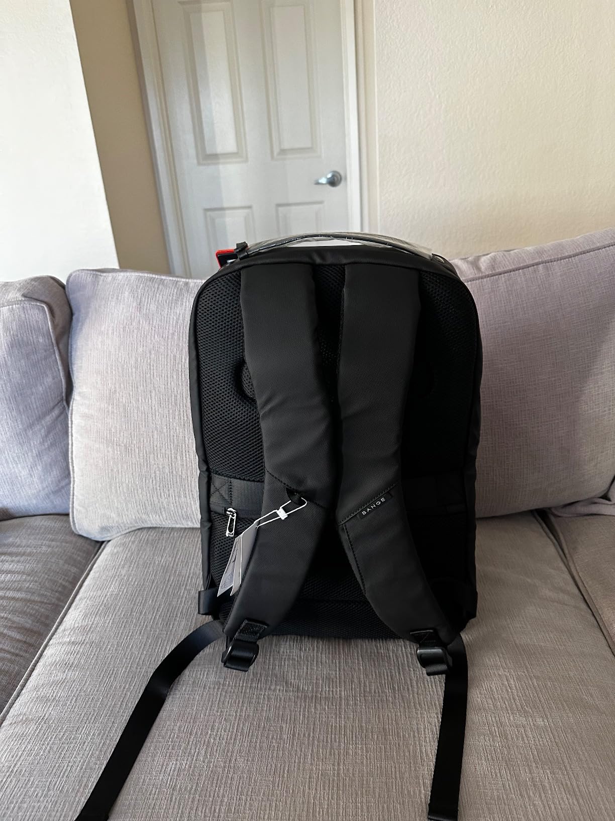 BANGE Business Smart Backpack Waterproof fit 15.6 Inch Laptop Backpack with USB Charging Port,Travel Durable Backpack customer photo 2