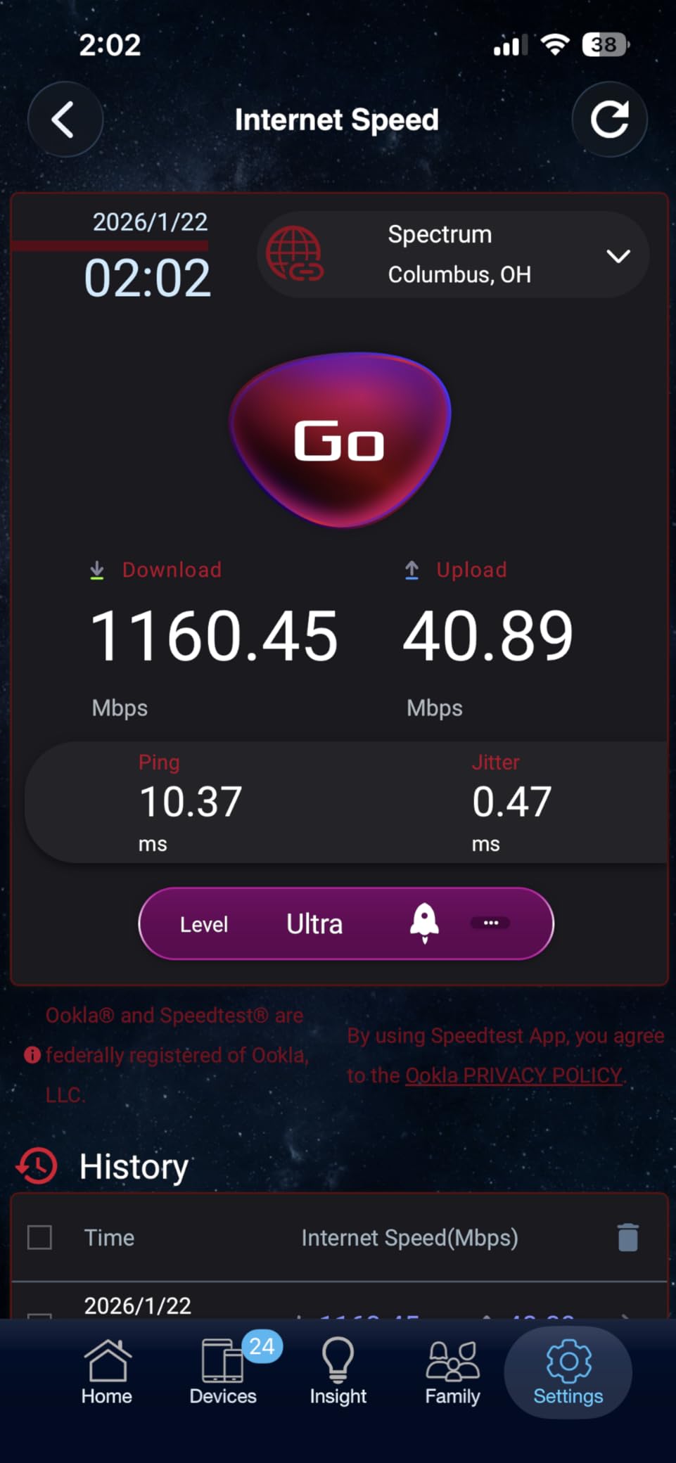 ASUS ROG Rapture WiFi 6E Gaming Router (GT-AXE16000) - Quad-Band, 6 GHz Ready, Dual 10G Ports, 2.5G WAN Port, AiMesh Support, Triple-Level Game Acceleration, Lifetime Internet Security, Instant Guard customer photo 1