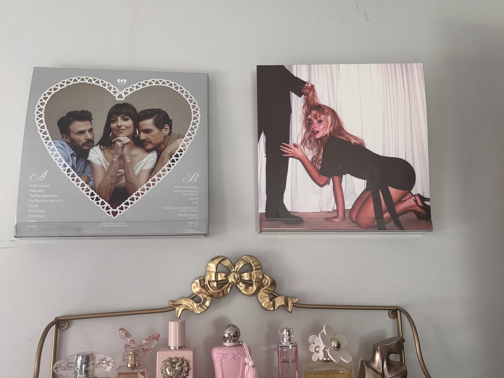 Laurensory Vinyl Record Shelf Wall Mount, 12 inch Clear Acrylic Album Record Holder Display, Floating Shelves for Wall, Magazine Shelf, Kids Bookshelf, Suitable for Bedroom, Living Room, etc.-6 Pack customer photo 2