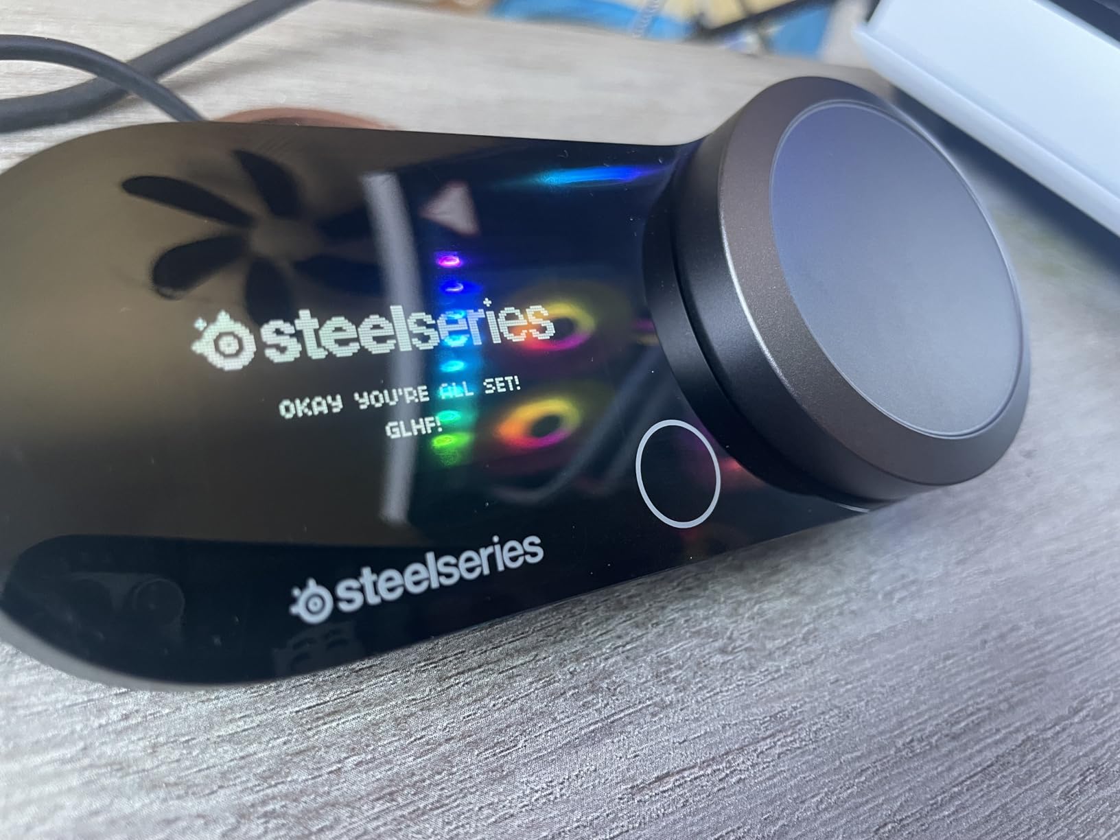 SteelSeries Arctis Nova Pro Multi-System Gaming Headset - Premium Hi-Fi Drivers, Hi-Res Audio - 360° Spatial Audio - GameDAC Gen 2 - ESS Sabre Quad-DAC - Stealth Retractable Mic - PC, PS5, PS4, Switch customer photo 2