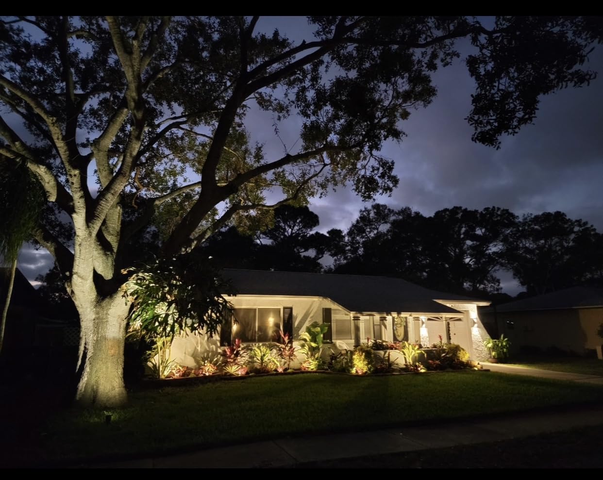 SUNVIE 12W Low Voltage Landscape Lighting Anti-Glare LED Well Lights(Grated Top) 12V-24V Waterproof Outdoor In-Ground Lights 3000K Landscape Lighting for Garden Yard Pathway 6 Pack with Connectors customer photo 2