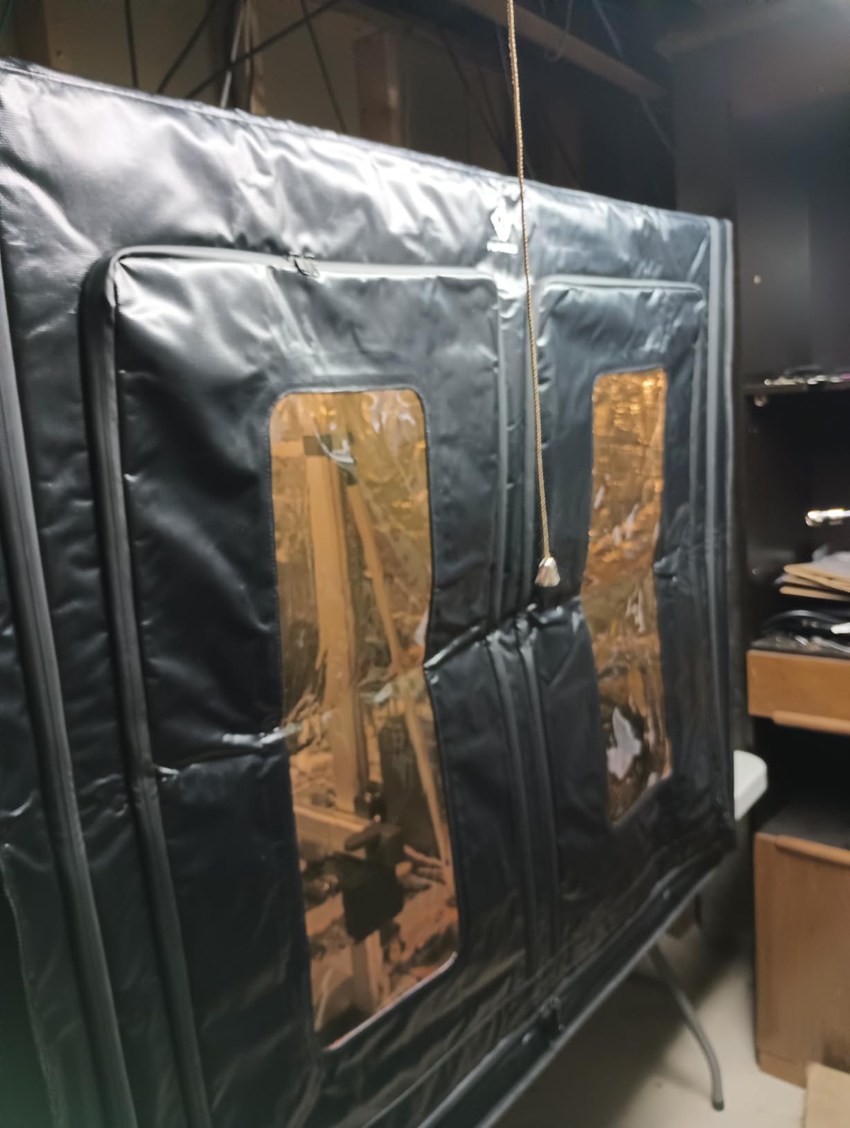 3D Printer Enclosure with Ventilation Kit - Thermal Insulation Cover & Fume Extraction Tent for FDM/DLP, SLA/LCD 3D Printers(Size 800*1000*1200mm) customer photo 2