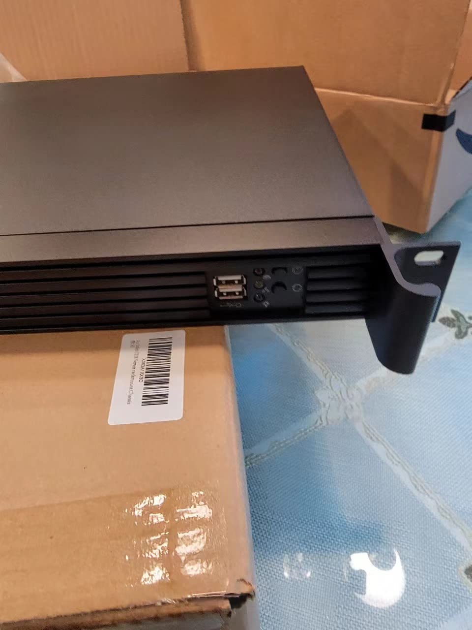 Rackchoice 1U Compact Server/Desktop mini-ITX Chassis - 9.84