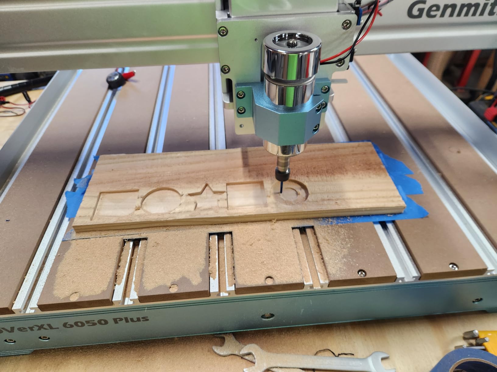 Genmitsu CNC Machine PROVerXL 6050 Plus for Metal Wood Acrylic MDF Carving, GRBL Control, 3 Axis Milling CNC Router Machine customer photo 1