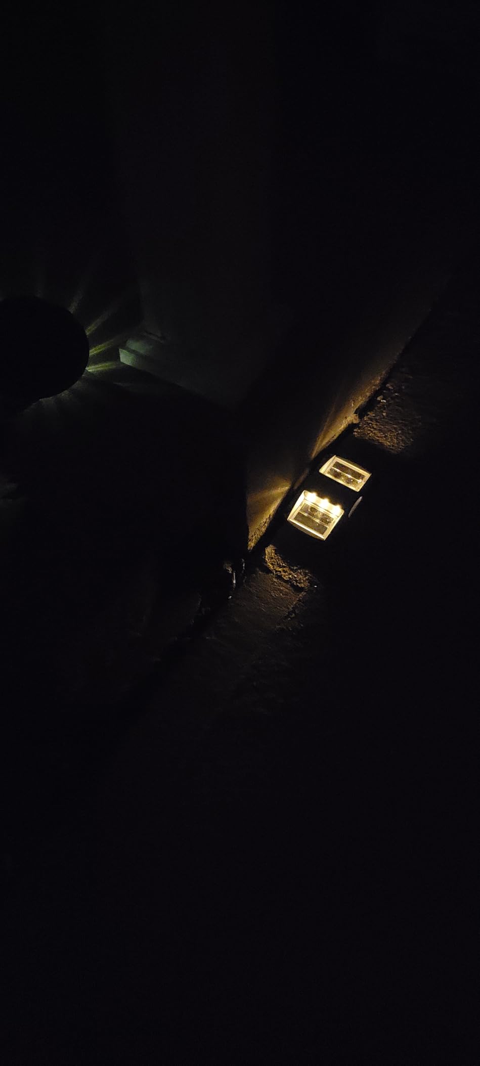 AGPTEK Solar Driveway Lights 12 Pack, Outdoor Deck Dock Marine LED Solar Powered Waterproof Driveway Marker Lights (Blue Light) customer photo 1