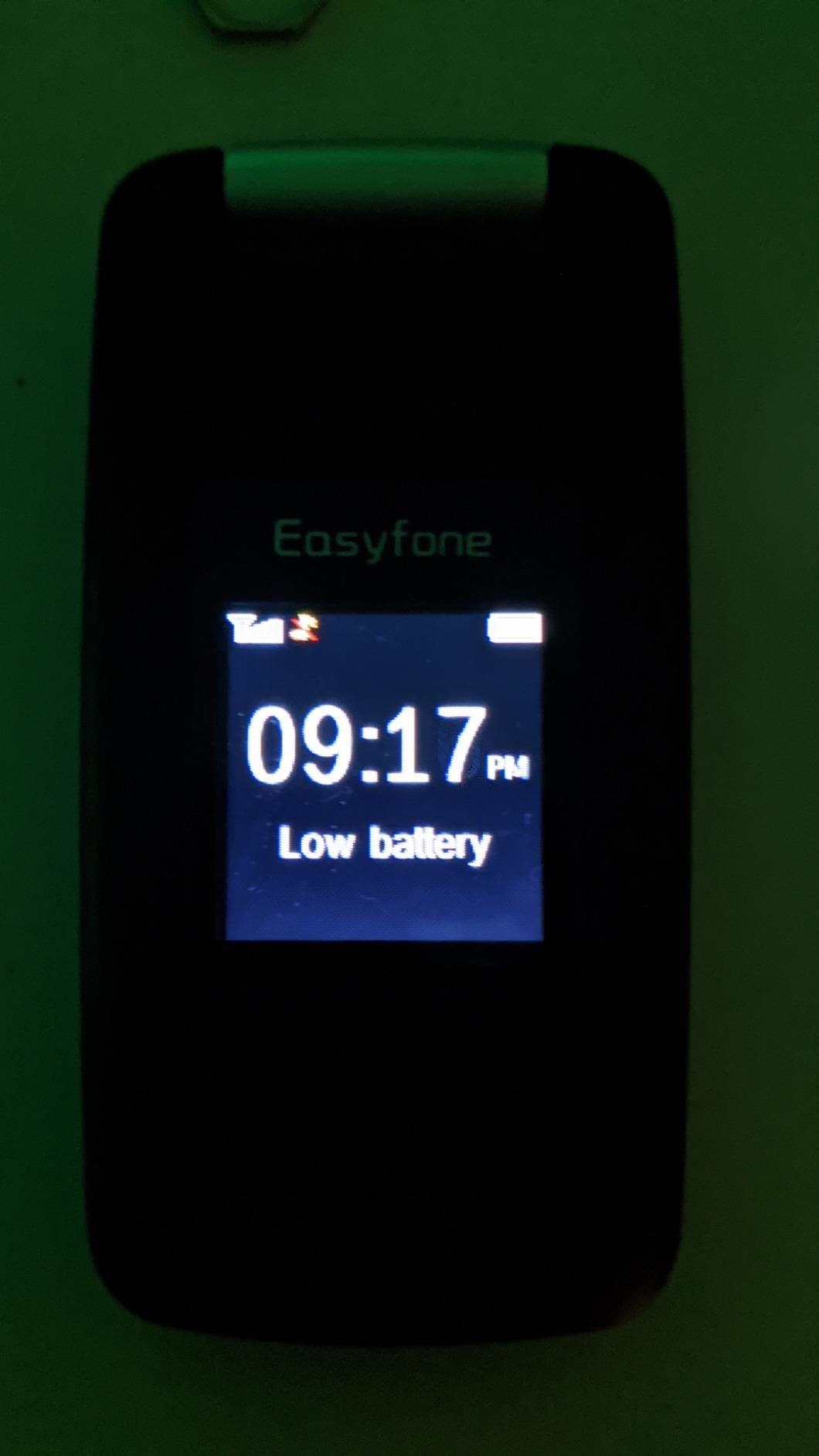 Easyfone T300 4G Easy-to-Use Flip Cell Phone, Big Buttons, Clear & Loud Sound, Hearing aid Compatible, SOS Button, SIM Card Included, Big Battery with Easy Charging Dock (Black) customer photo 1