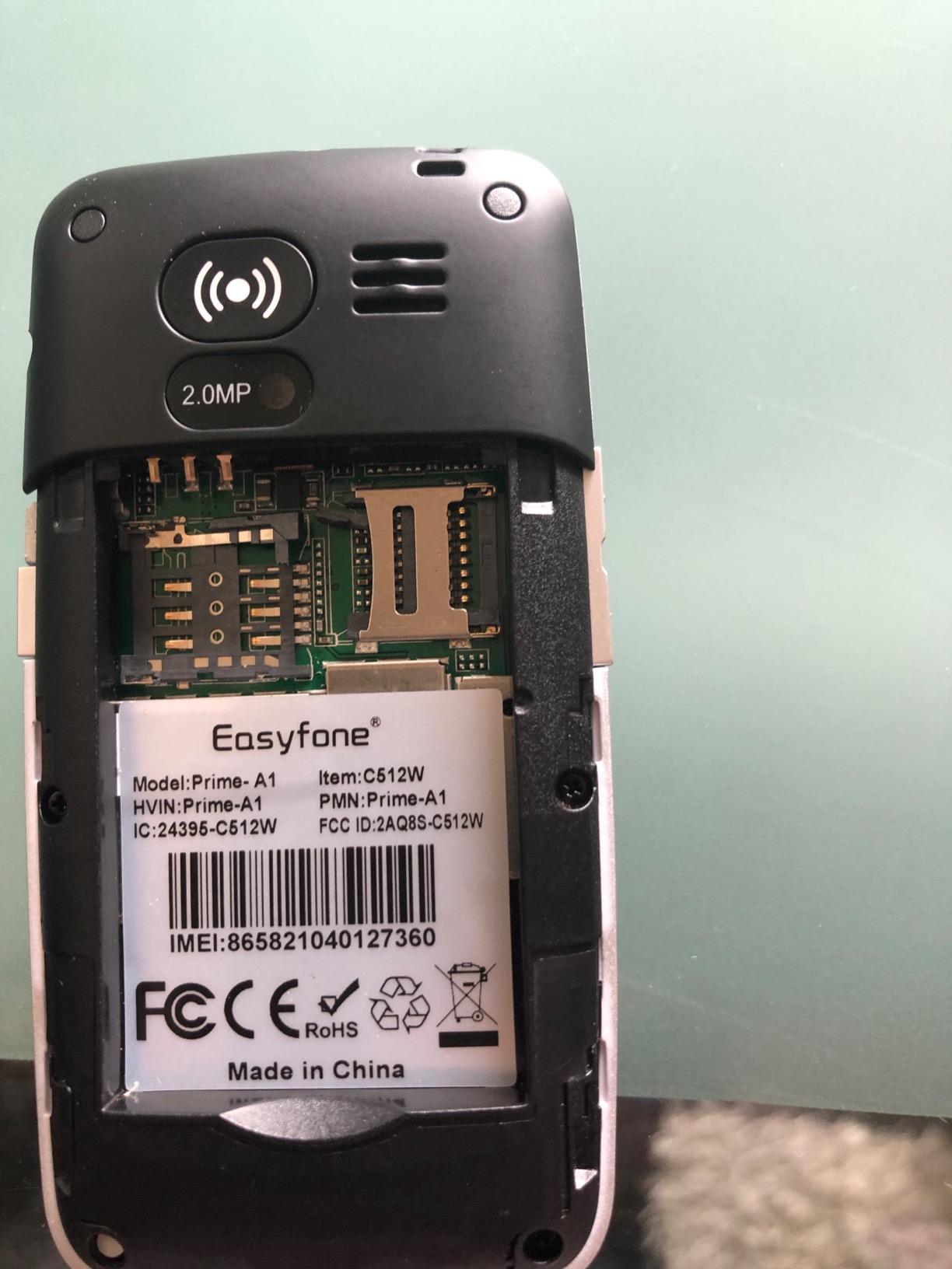 Easyfone T300 4G Easy-to-Use Flip Cell Phone, Big Buttons, Clear & Loud Sound, Hearing aid Compatible, SOS Button, SIM Card Included, Big Battery with Easy Charging Dock (Black) customer photo 2