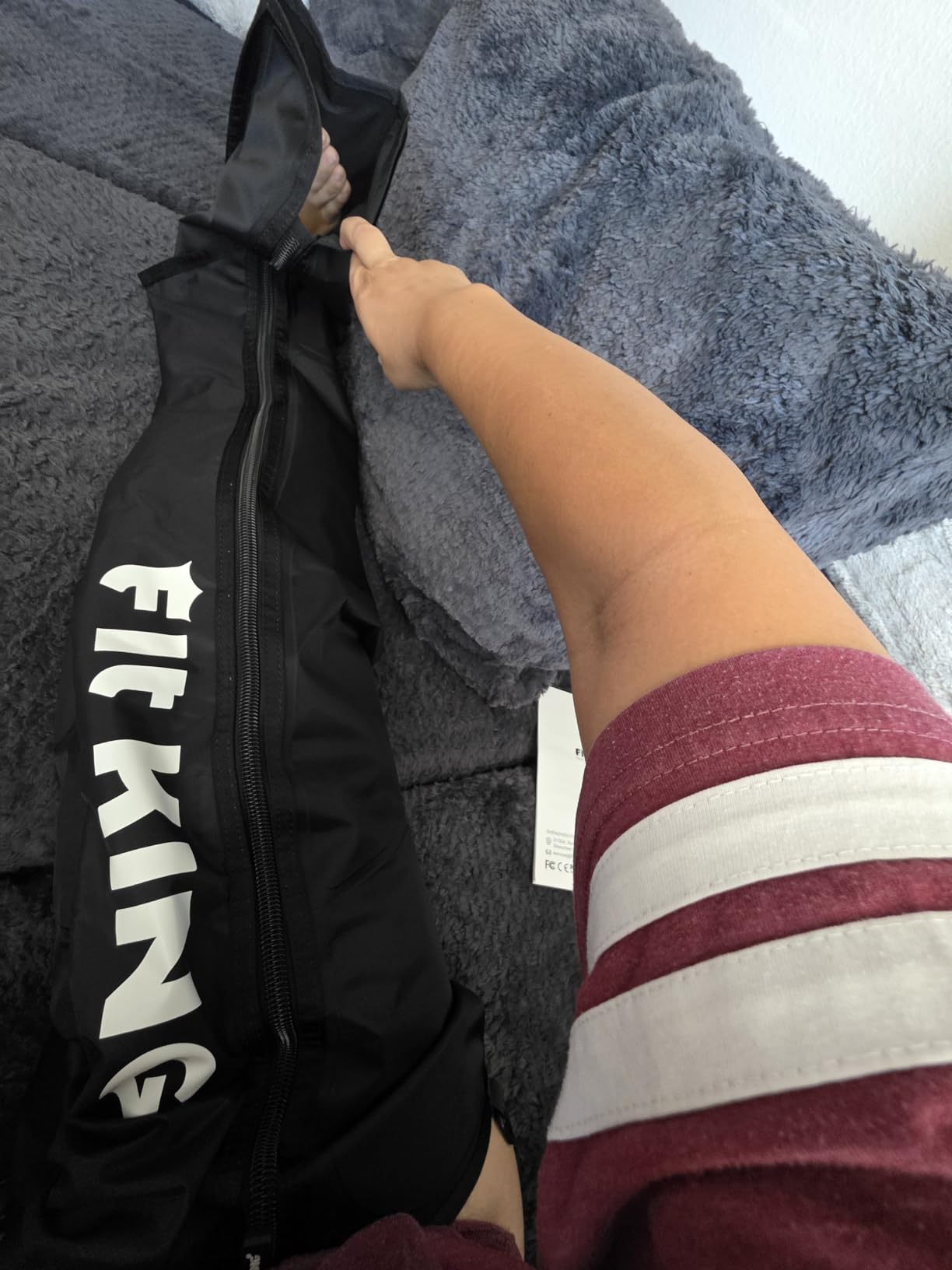 FIT KING Air Compression Recovery System, Dynamic Pressure for Circulation Improvement and Fast Recovery, Sequential Massage Boots for Athletes (Medium) customer photo 1