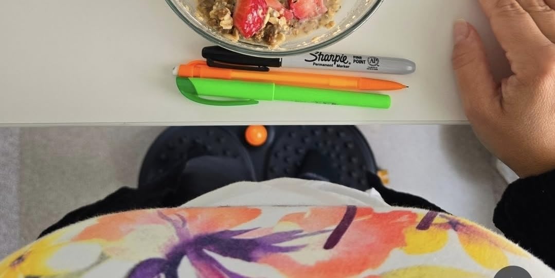 Trobing Standing Desk Mat Balance Board with Rollerball, Wooden Wobble Anti Fatigue Mat customer photo 2