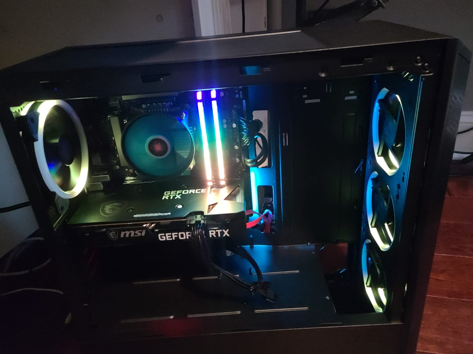 CYBERPOWERPC Gamer Xtreme VR Gaming PC, Intel Core i5-12400F 2.5GHz, GeForce RTX 3050 8GB, 16GB DDR4, 500GB NVMe SSD, WiFi & Win 11 Home (GXiVR8060A16), Black customer photo 1