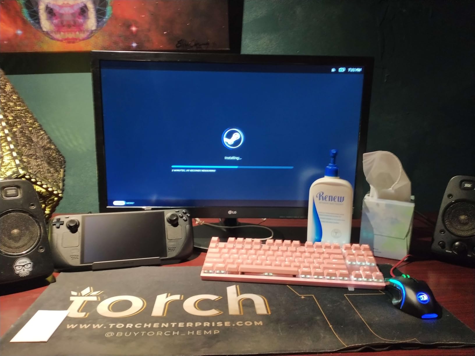 JSAUX Upgraded Docking Station 4K@120Hz for Steam Deck OLED/ROG Ally X/Legion Go (S)/MSi Claw, 6-in-1 Steam Deck Dock with HDMI 2.1, Gigabit Ethernet, 3 USB 3.0, 100W Charge for Steam Deck LCD-HB0603 customer photo 2