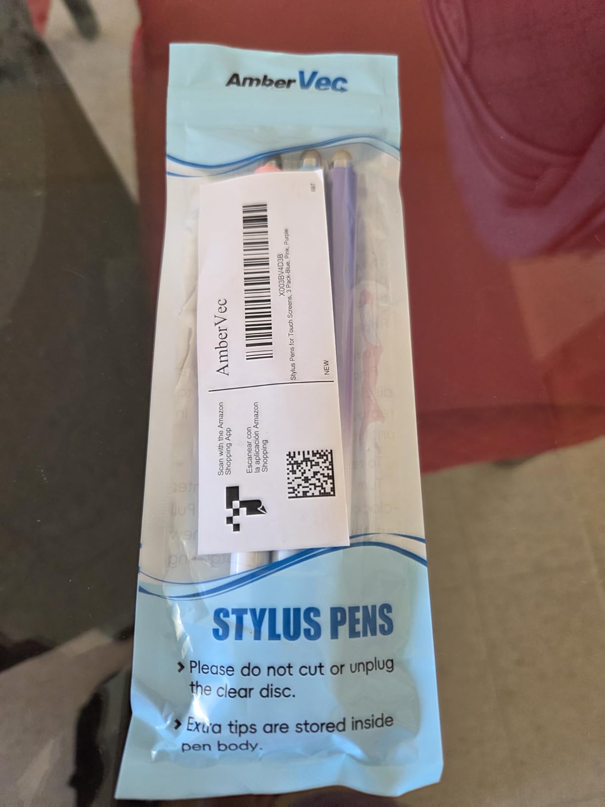 Stylus Pens for Touch Screens, 2 in 1 High Precision Universal Stylus Pen for iPad Compatible with Apple, iPhone, iPad, Android, Microsoft Tablets, Phones, 3 Pack-Blue, Pink, Purple customer photo 2