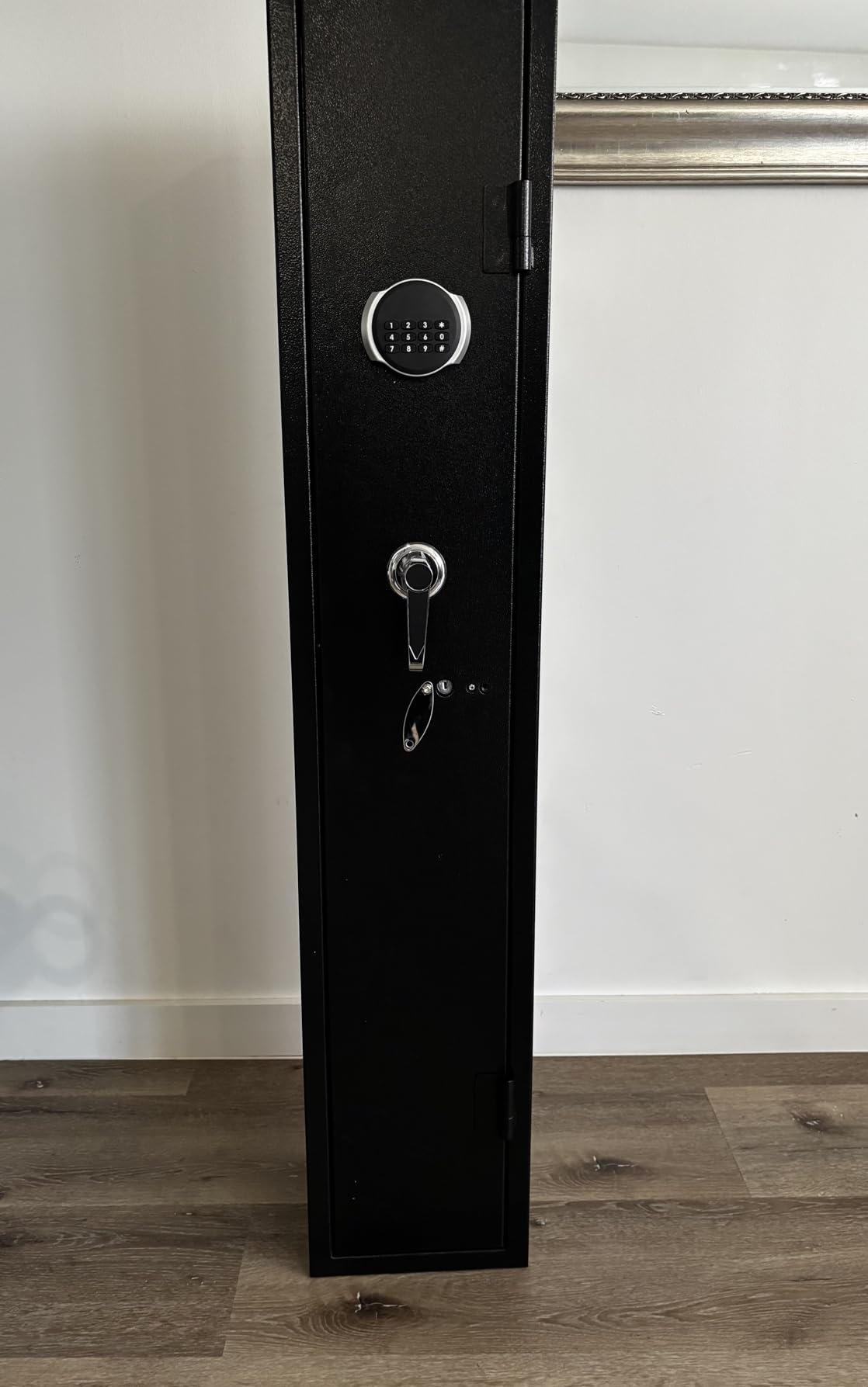 KAER 2-3 Gun Safe,Rifle Safe,Gun Safe for Rifles and Pistols,Gun Cabinet for Shotguns,Long Gun Cabinet for Shotguns with Removable Storage Shelf,LED Light,Quick Access Rifle Safes,Adjustable Shelves customer photo 1