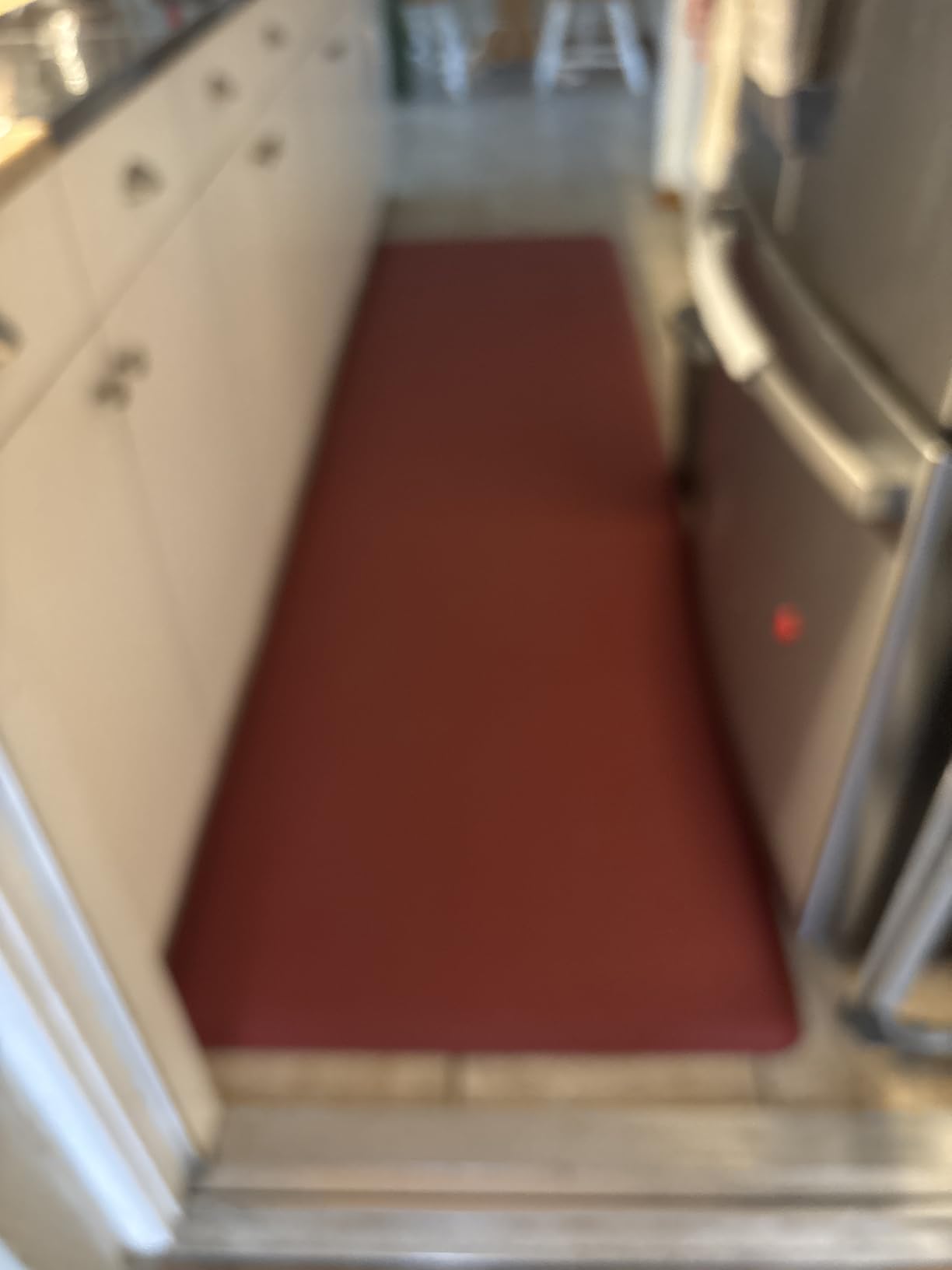 4/5 Inch Thick Kitchen Mats for Floor, StepRite Kitchen Rug for Standing Desk, Non-Slip, Thicker, Stain Resistant, Water Resistant, Comfort Anti Fatigue Floor Mat for Home, Kitchen, Office - Black customer photo 1