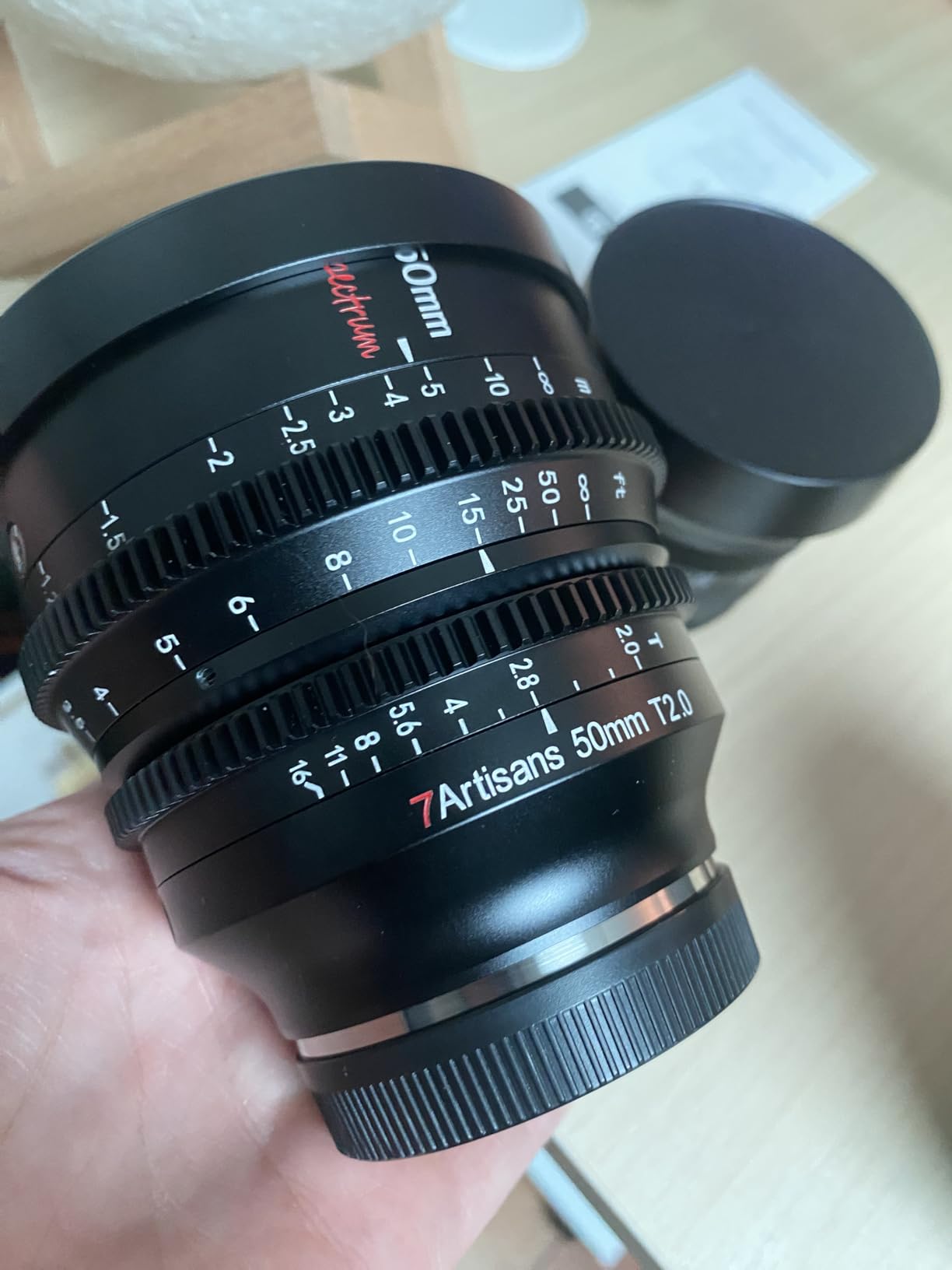 7artisans 50mm T2.0 Cine Lens for Sony E Mount Camera, Full Frame Large Aperture Mirrorless Camera Lenses customer photo 1
