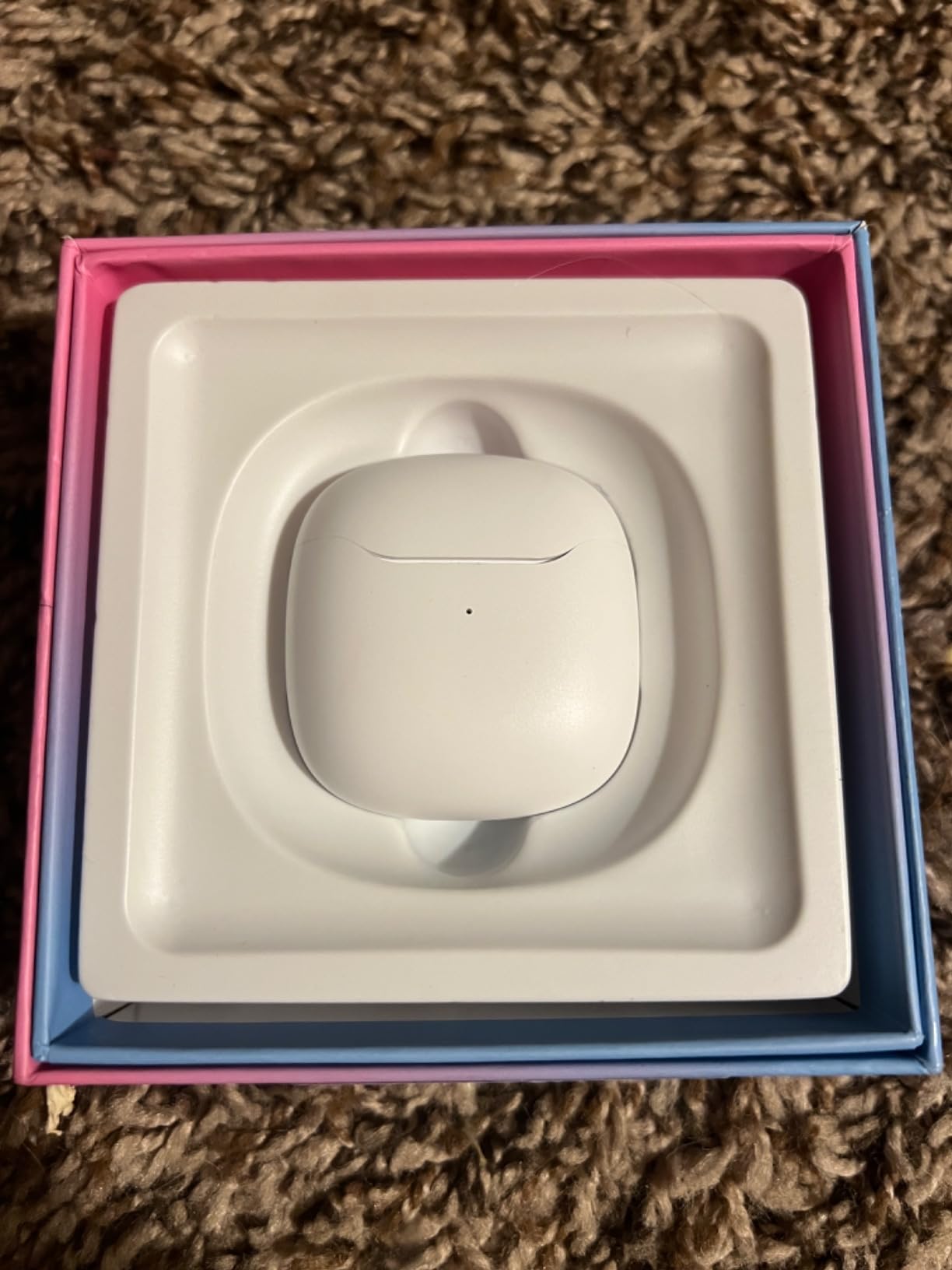 True Wireless Earbuds White Bluetooth 5.3 with Microphone for Working Out Noise Canceling Blue Tooth Ear Buds Deep Bass TWS Wireless Earphones with Charging Case in Ear Headphone for iPhone Android customer photo 2