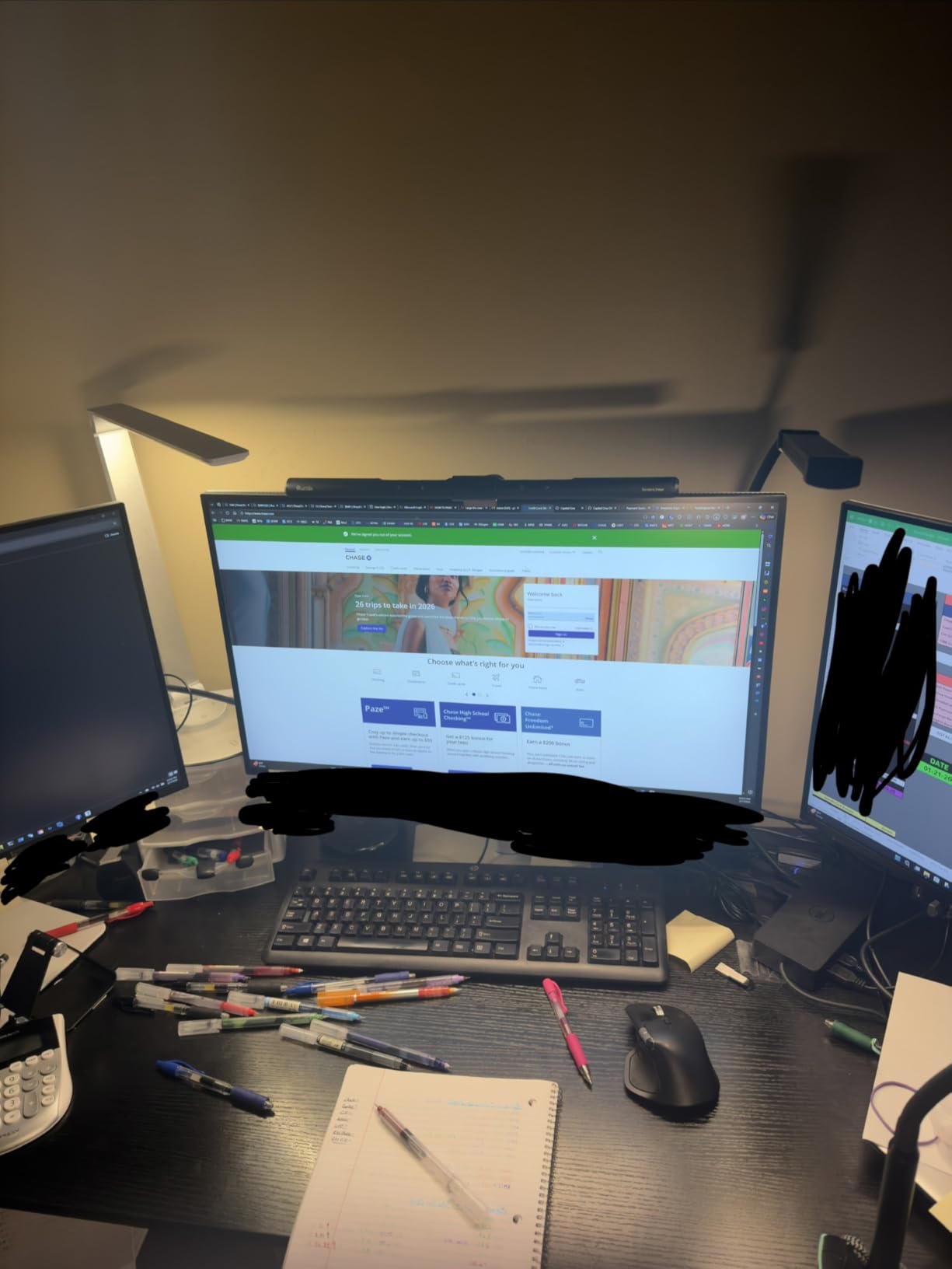 Voncerus LED Desk Lamp with Clamp, Eye-Caring Clip on Lights for Home Office, 3 Modes 10 Brightness, Long Flexible Goose-Neck, Metal, Swing Arm Architect Task Table Lamps with USB Adapter, Black customer photo 2