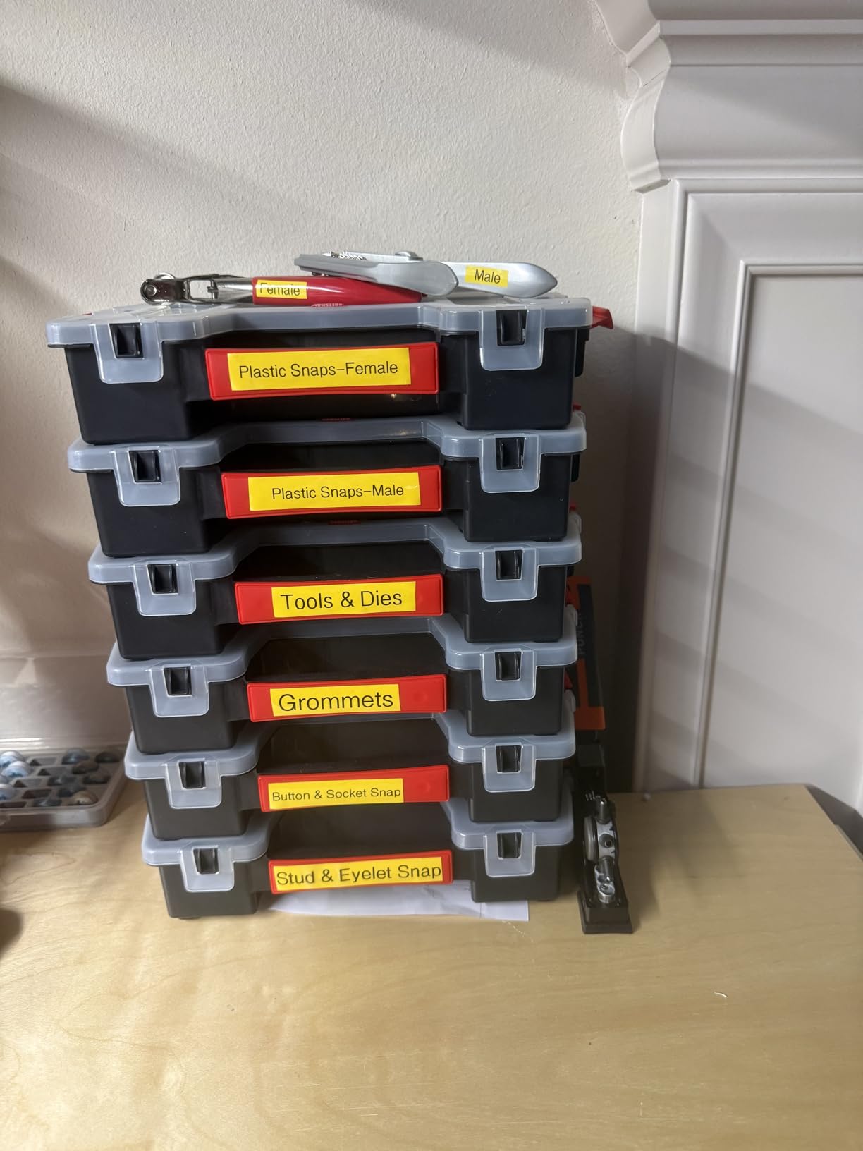 CRAFTSMAN Storage Organizer, Small Parts Organizer, 3-Packs with 10-Compartments, Lid Includes Secure Latch (CMST60964M) customer photo 1