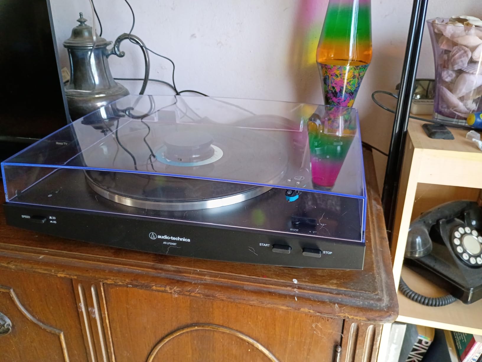 Audio-Technica AT-LP3XBT-WH Bluetooth Turntable Belt Drive Fully Automatic 33/45 (White) customer photo 1