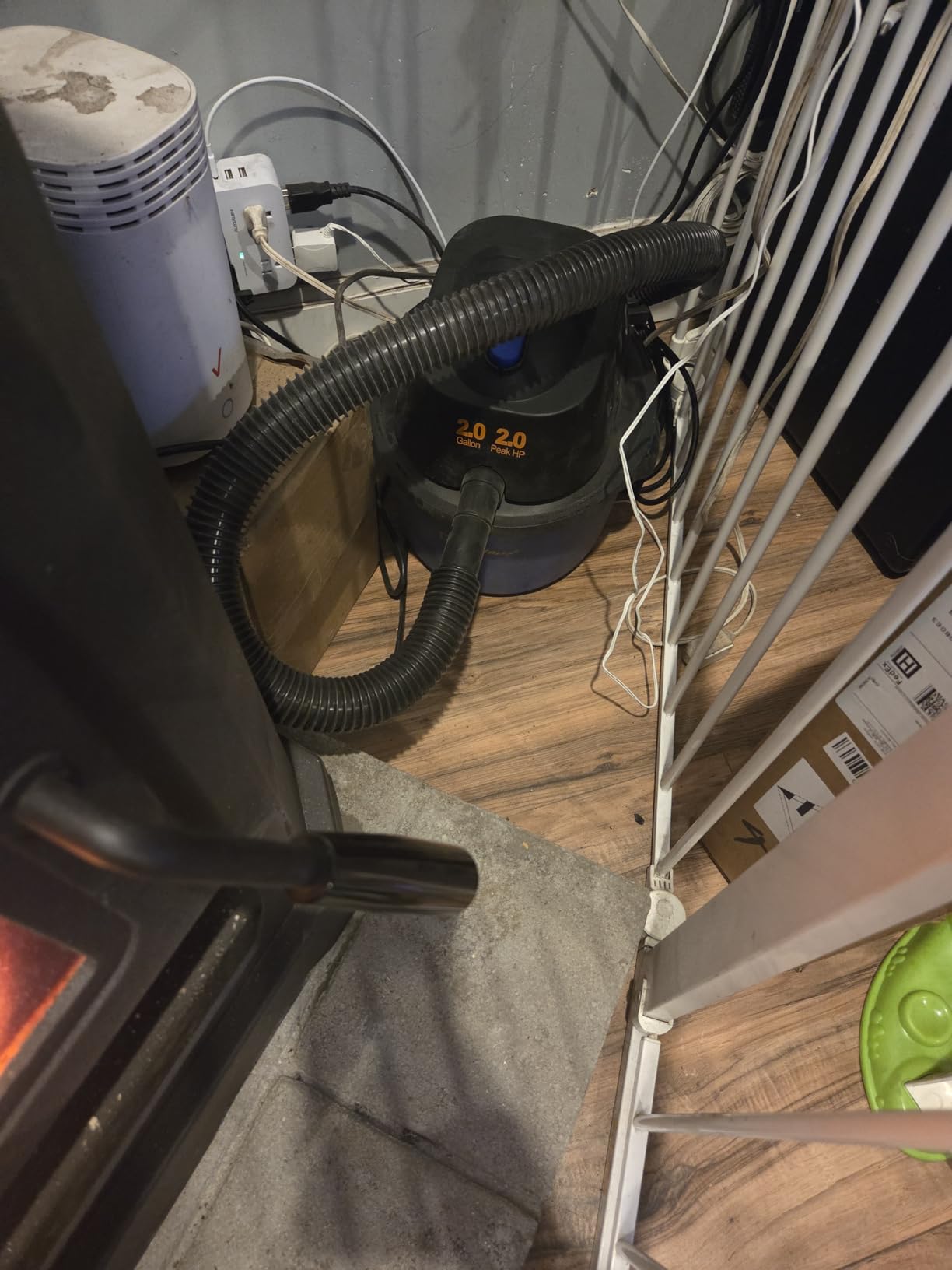 Koblenz Wet Dry Vacuum Cleaner, 2 Gallon 2.0 PHP, 60 CFM, 10 ft Reach, Twist-N-Lock Hose, Small Shop Vac, Portable Shop Vac for Home Car Garage Workshop, Accessories Included, Blue/Black, WD-2L customer photo 1