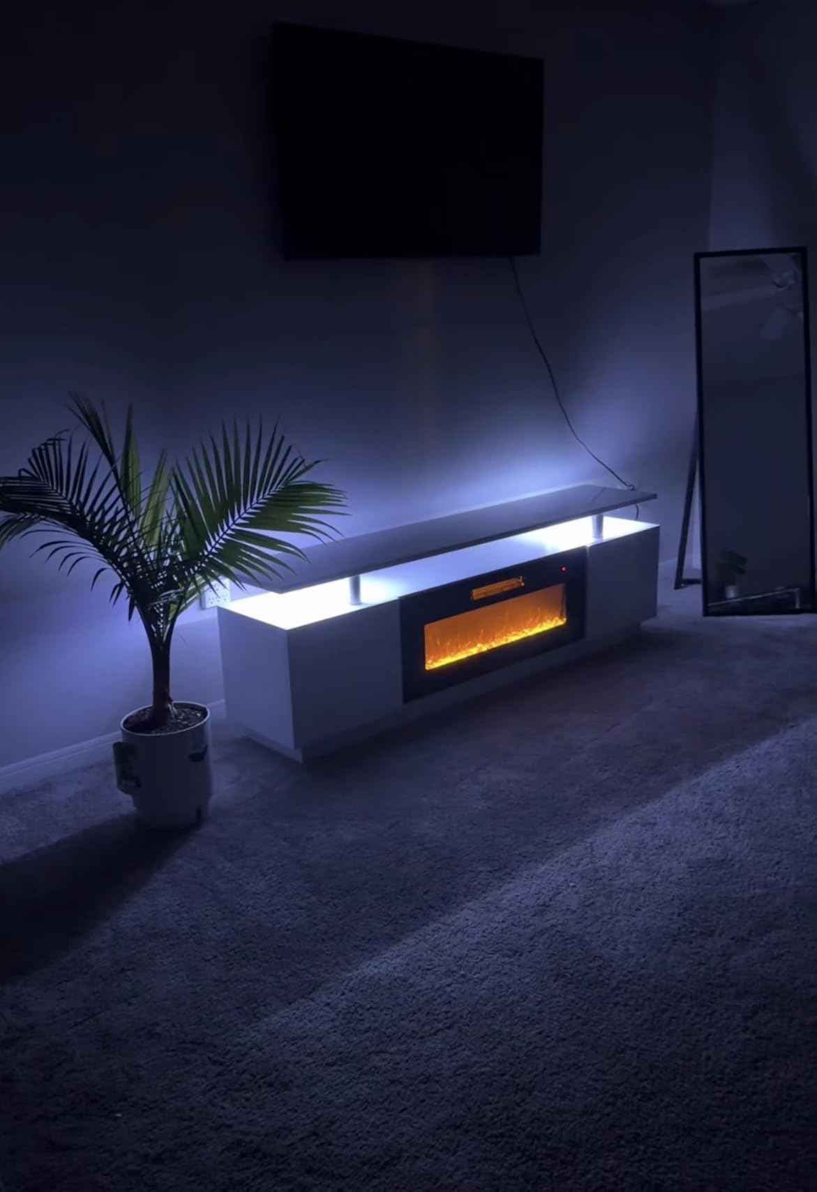 AMERLIFE Fireplace TV Stand with 36