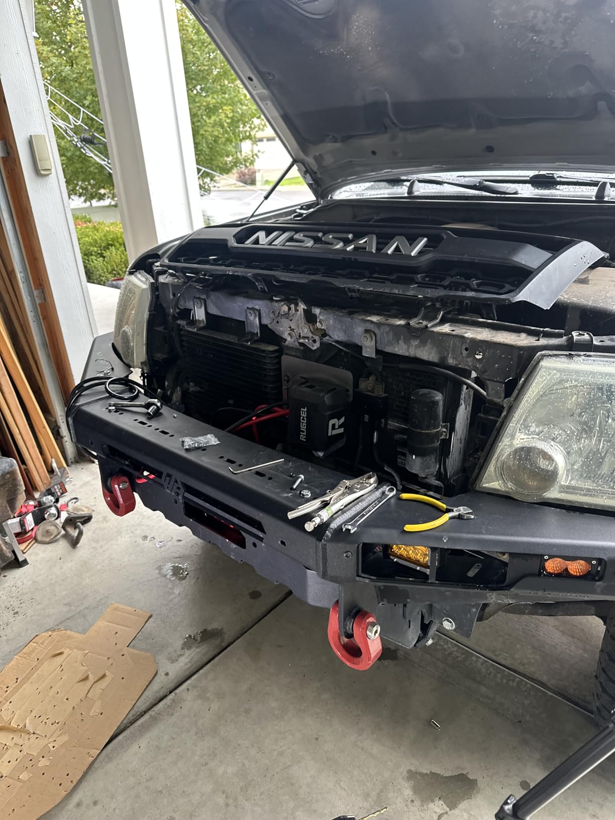 RUGCEL WINCH 13500lb Synthetic Rope Winch 12V Waterproof Electric Winch, 2 in 1 Wireless Remote Control, for SUV, Truck & Trailer - TANK Series customer photo 2