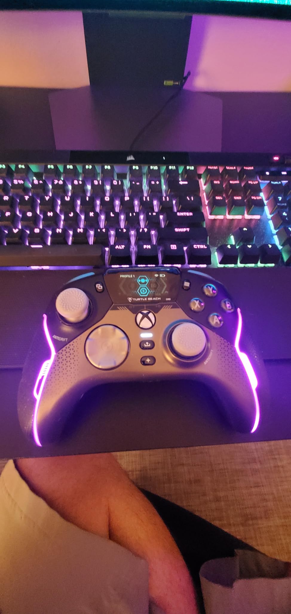 PlayVital Thumb Grip Caps for Steam Deck LCD, Silicone Thumbsticks Grips Joystick Caps for Steam Deck OLED - Raised Dots & Studded Design customer photo 1