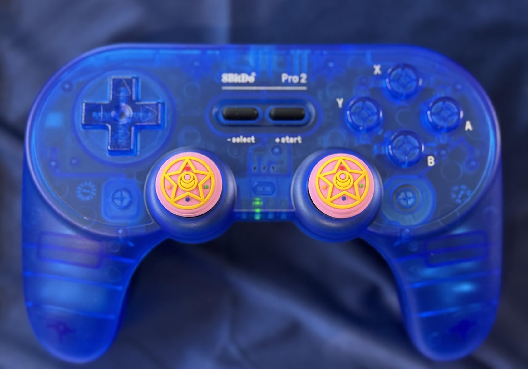 8Bitdo Pro 2 Bluetooth Controller with Hall Effect Joysticks - Transparent Purple customer photo 2