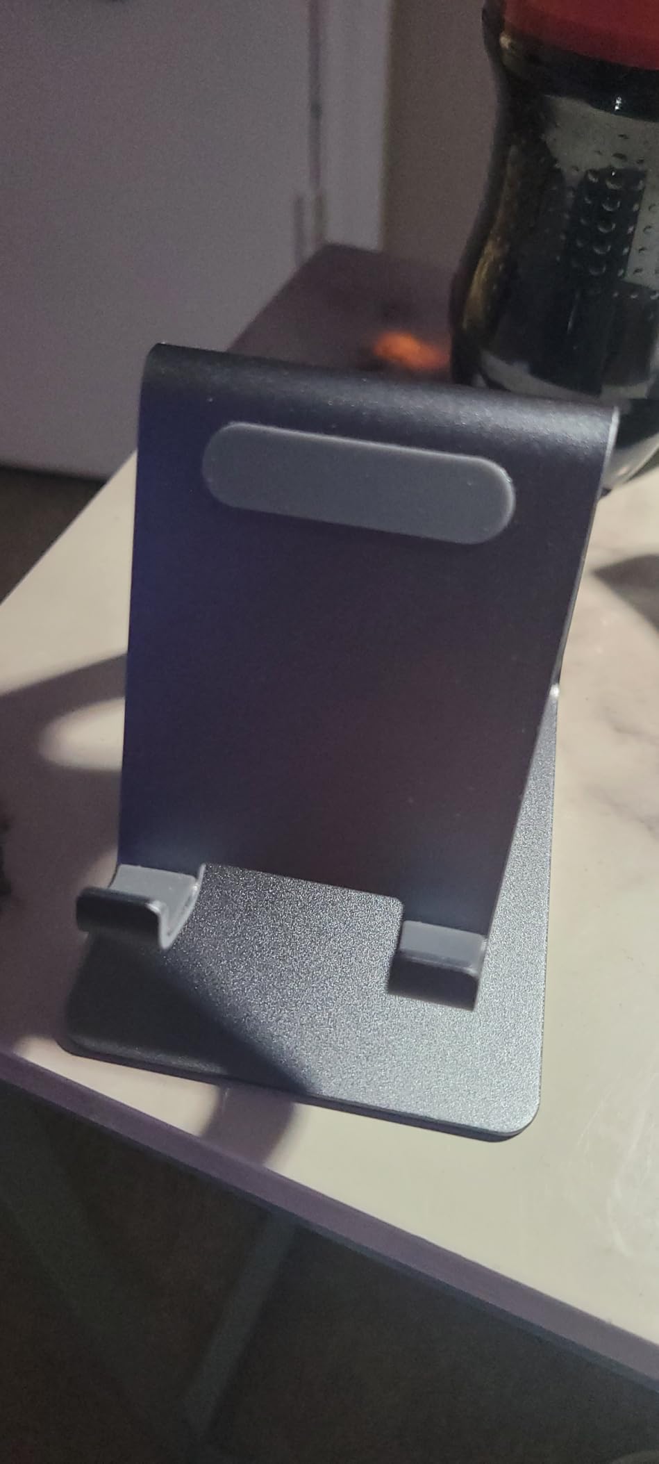 Lamicall Cell Phone Stand, Desk Accessories - Clear Office Cell Phone Holder, Acrylic Phone Stand, Desktop, Acrylic Office Desk Decor Accessories, Suitable for iPhone, 4-8'' Phone, Gifts customer photo 1