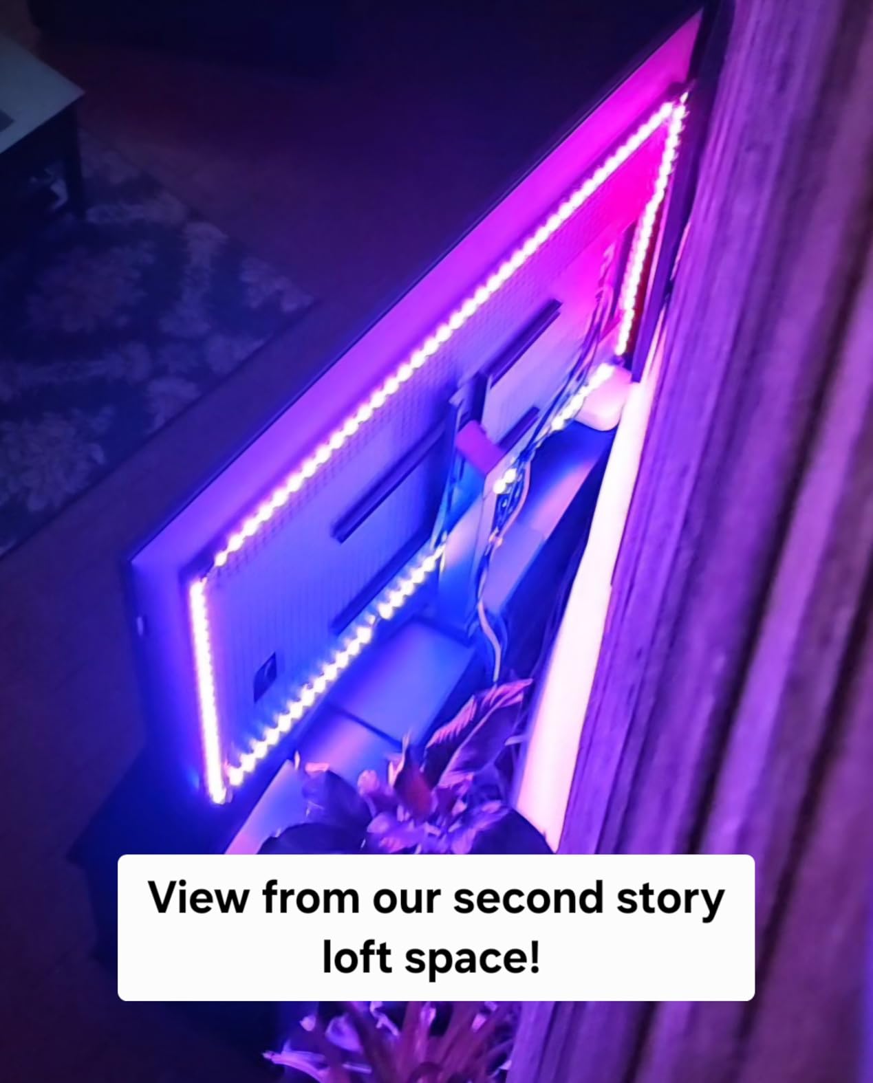 Govee TV LED Backlight, RGBIC Smart LED Strip Lights for 55-65 Inch TVs, Bluetooth and Wi-Fi APP Control, Works with Alexa & Google Assistant, Music Sync, 99+ Scene Modes, Adapter customer photo 2