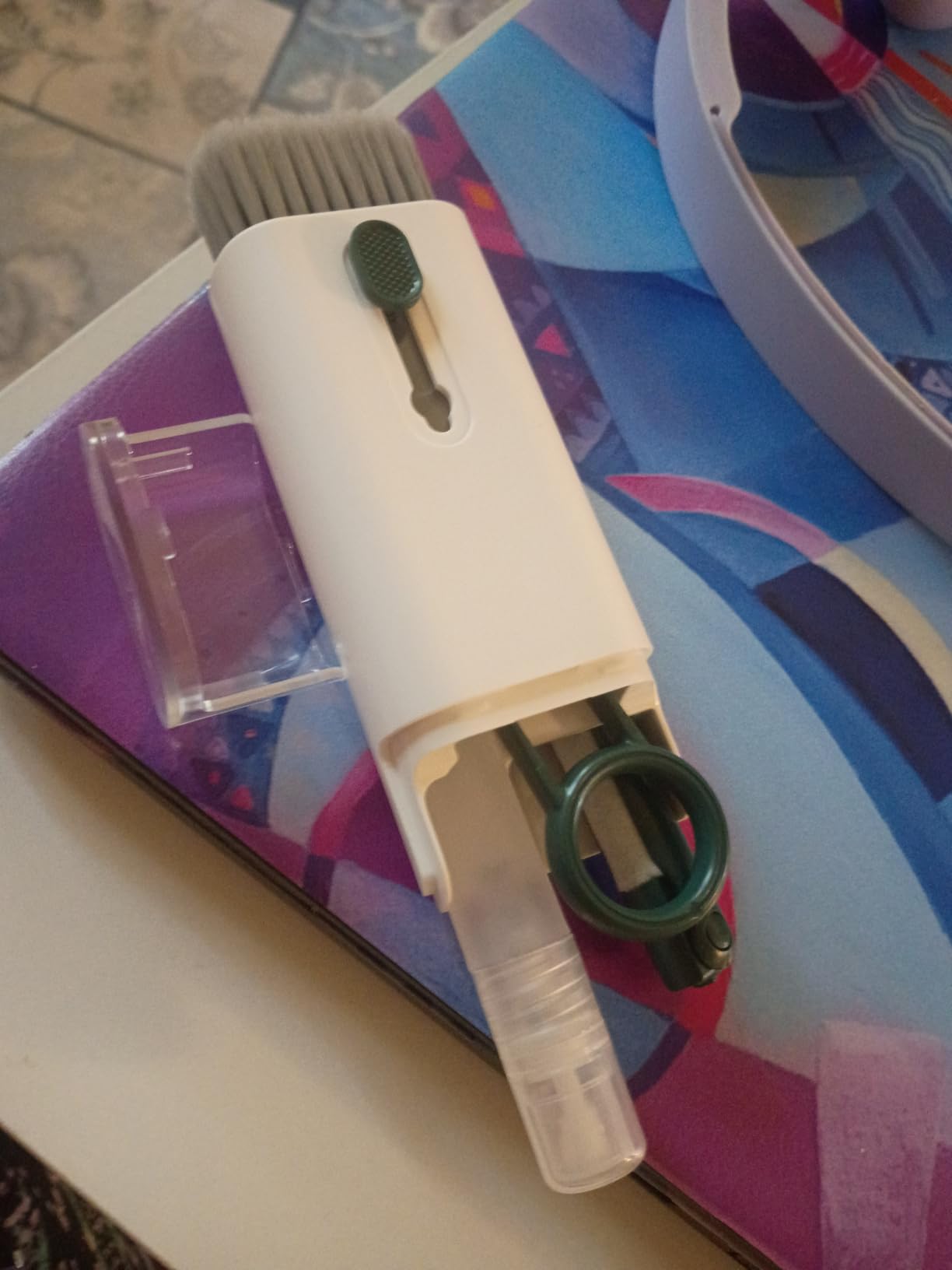 Electronics Cleaner Kit. Keyboard Brush, Airpod Cleaning Tool, Phone Screen Cleaner. for Computers, MacBooks, Laptops, Airpods Pro, Headphones. customer photo 1