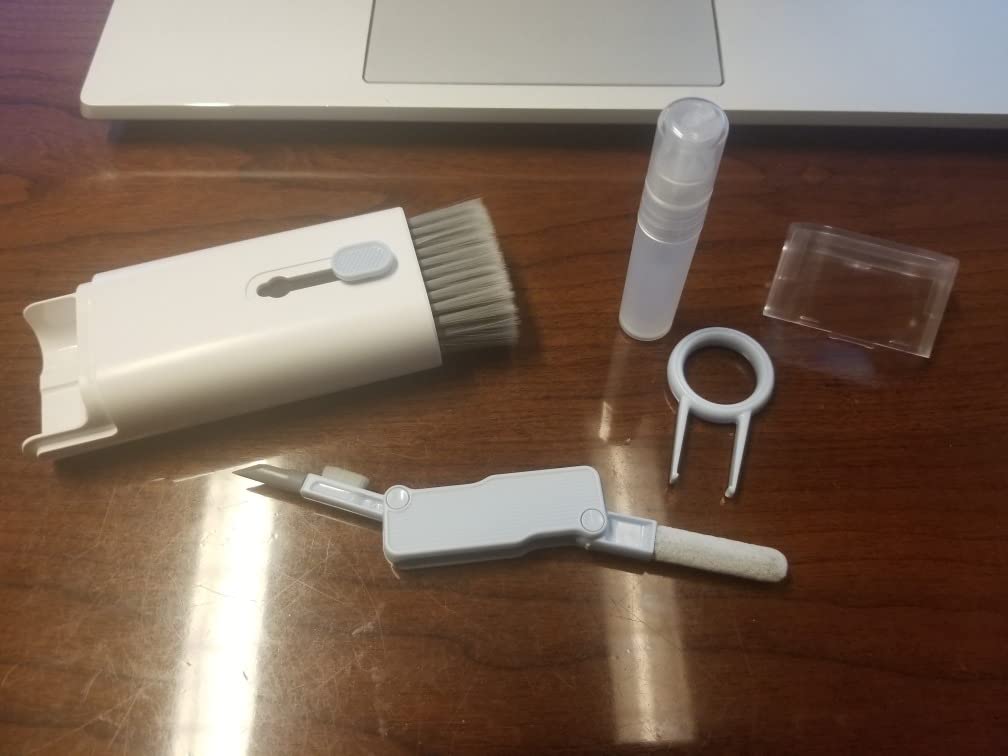 Electronics Cleaner Kit. Keyboard Brush, Airpod Cleaning Tool, Phone Screen Cleaner. for Computers, MacBooks, Laptops, Airpods Pro, Headphones. customer photo 2