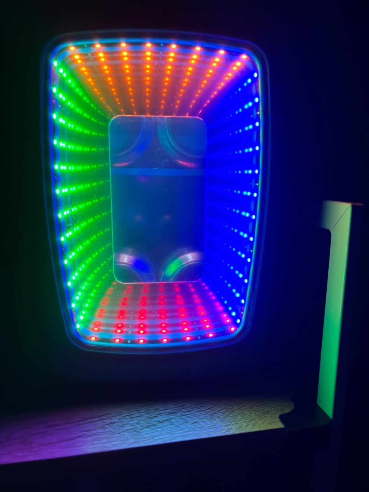 Frigidaire Gaming Light Up Mini Beverage Refrigerator, 6 can, 4 liters, Cooler with LED lights Perfect for Gaming Experience (Stealth) customer photo 2