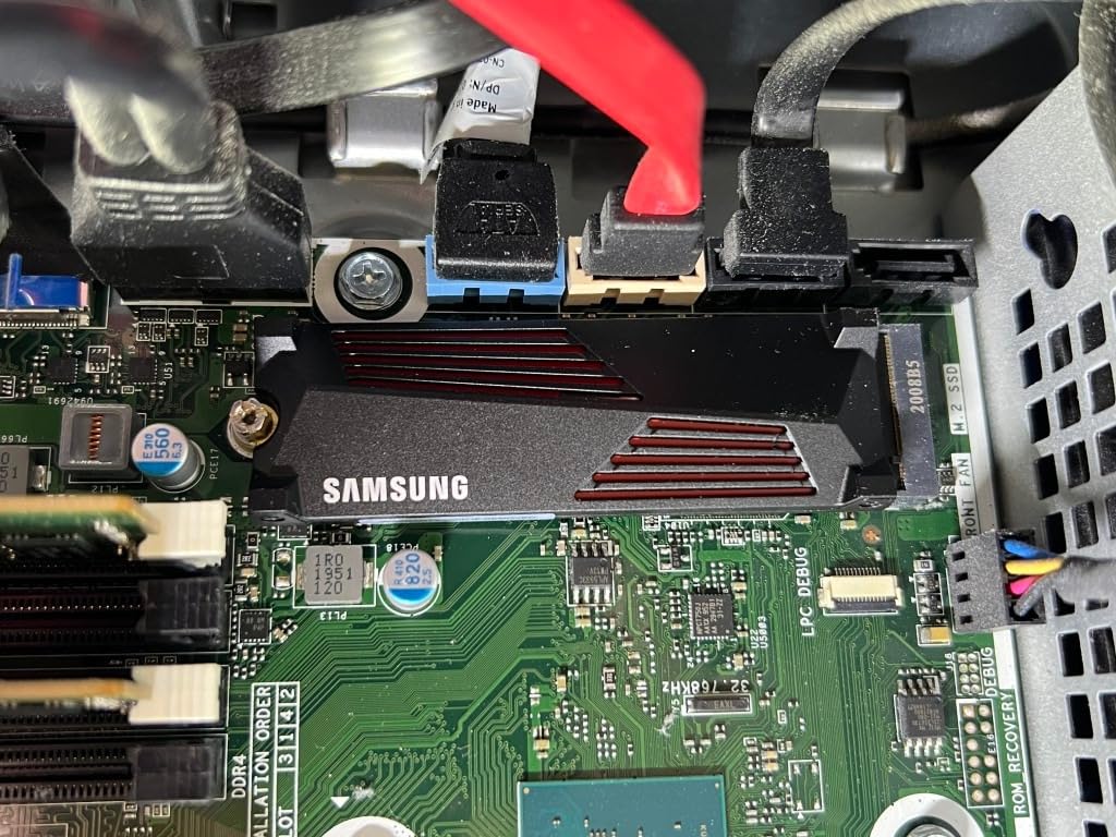 Samsung 990 PRO Heatsink SSD 1TB, NVMe M.2, Speeds Up to 7,450MB/s, Best for PlayStation 5 (PS5 SSD) Console Expansion MZ-V9P1T0CW customer photo 2
