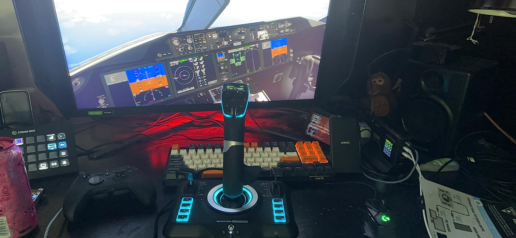 Turtle Beach VelocityOne Flightstick Universal Simulation Controller Joystick for Air & Space Combat Simulation - Xbox Series X, Xbox Series S, Xbox One, Windows 10, and Windows 11 PCs customer photo 2