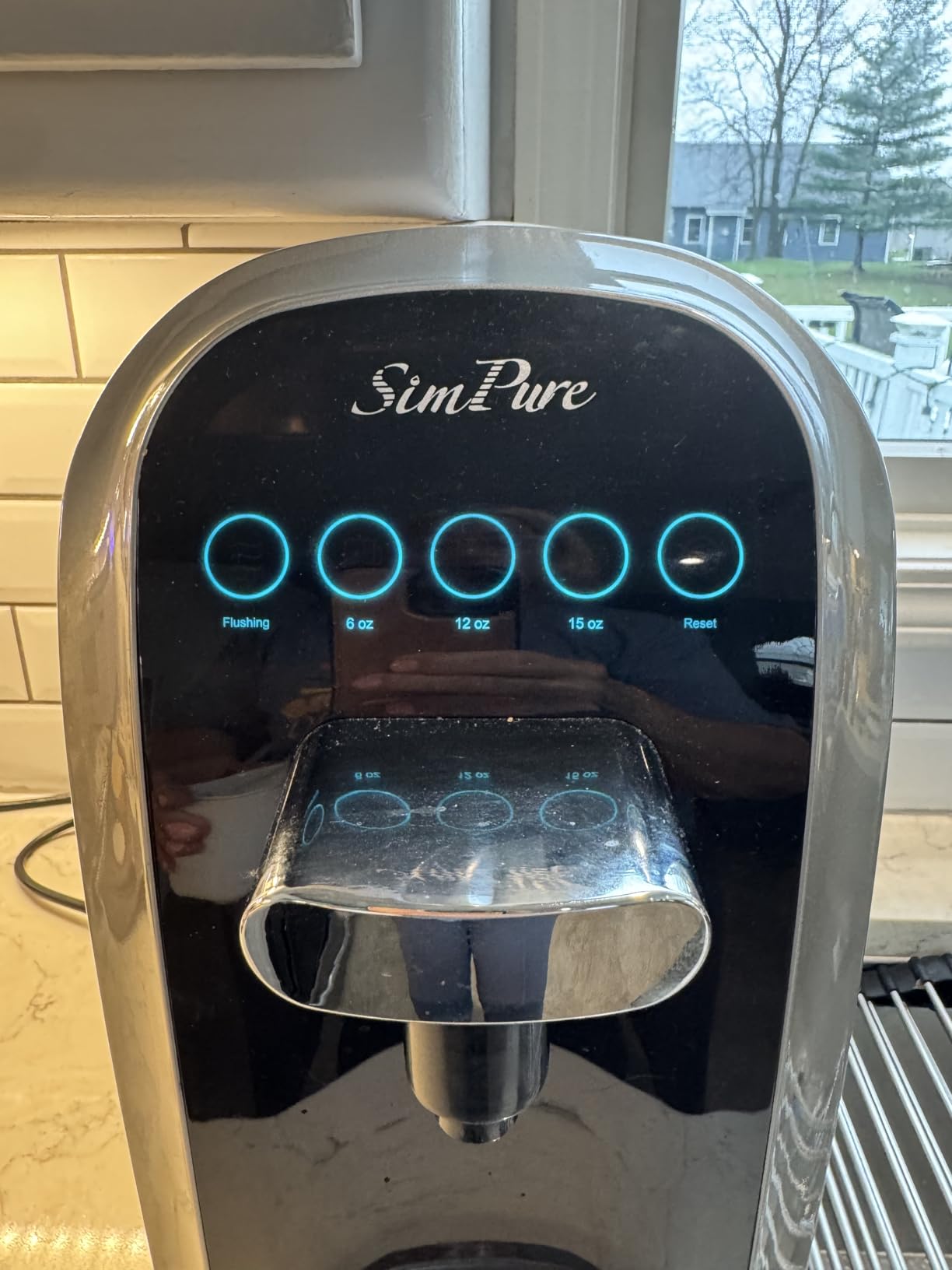 SimPure Y7P-BW UV Countertop Reverse Osmosis Water Filter, NSF/ANSI 58 Certified, 5 Stage RO Water Filtration System, Water Purifier for Home, No Installation, 4:1 Pure to Drain, Classic Pure Taste customer photo 2