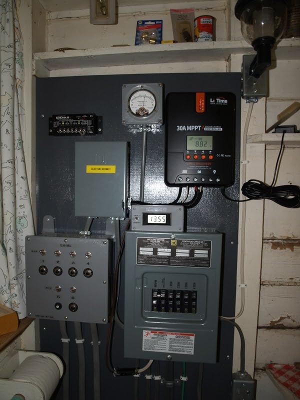 LiTime 30 Amp MPPT 12V/24V/Auto DC Input Solar Charge Controller Build-in Bluetooth Module, Parameter Adjustable LCD Display LED Indicators Solar Panel customer photo 2
