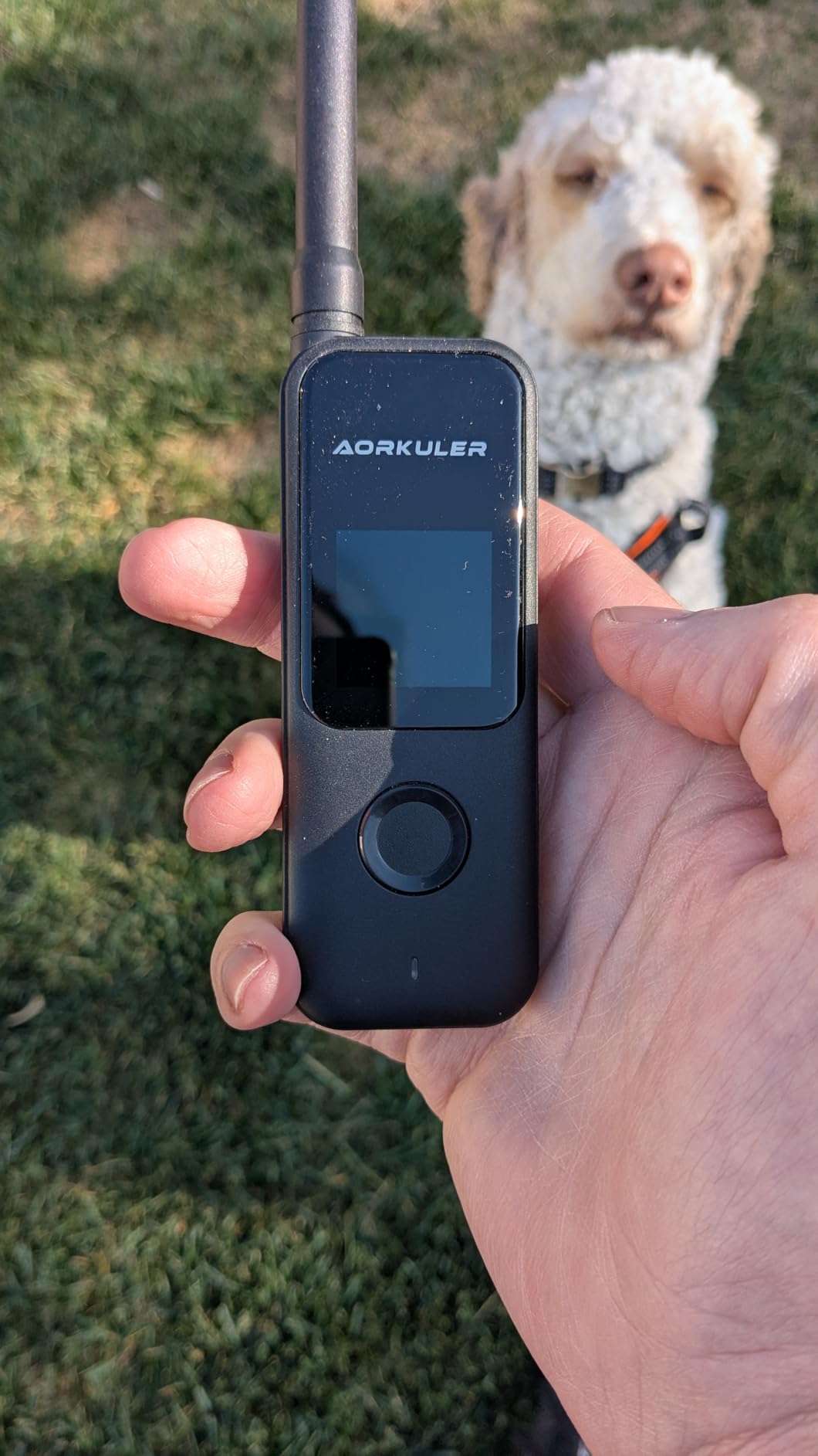 Aorkuler GPS Dog Tracker - No Phone, No Signal, No Subscription | Real-Time Direction & Distance Up to 3.5 Miles | Built for Hiking, Farms & Off-Grid Adventures (Tracker 2) customer photo 2