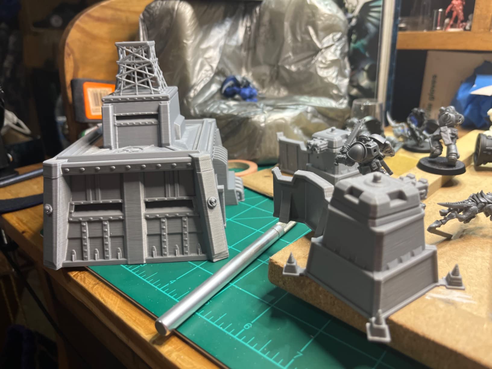 Tabletop Terrain Armored Fortification by War Scenery for Wargames and RPGs 28mm 32mm Miniatures customer photo 1