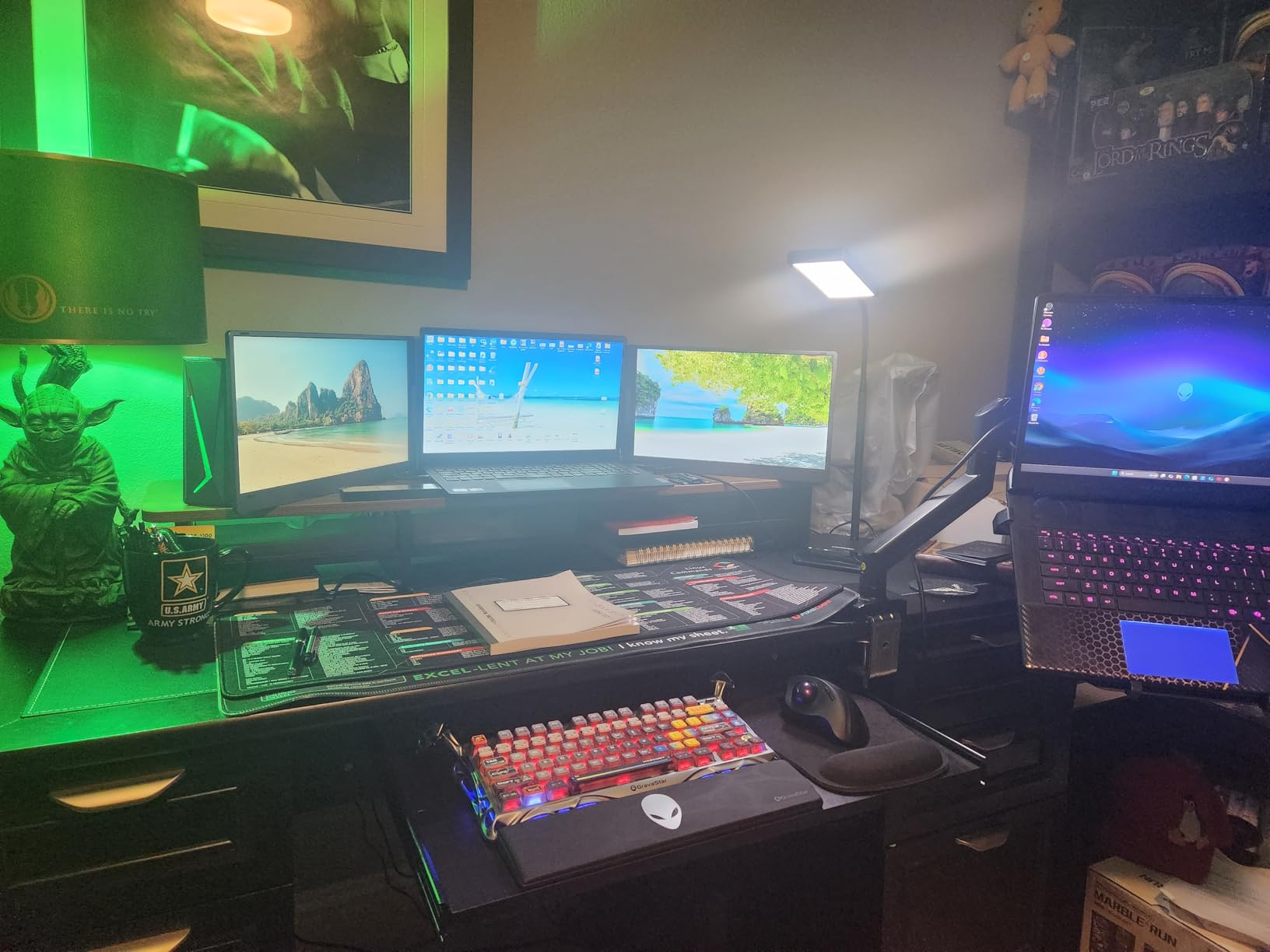 LEPOWER Desk Lamp, 800LM LED for Home Office, 12W Reading for Desk, Eye-Caring Light, Touch Table Gooseneck Lamp, 50 Lighting Modes, Bright for Bedroom, Study (Black) customer photo 2