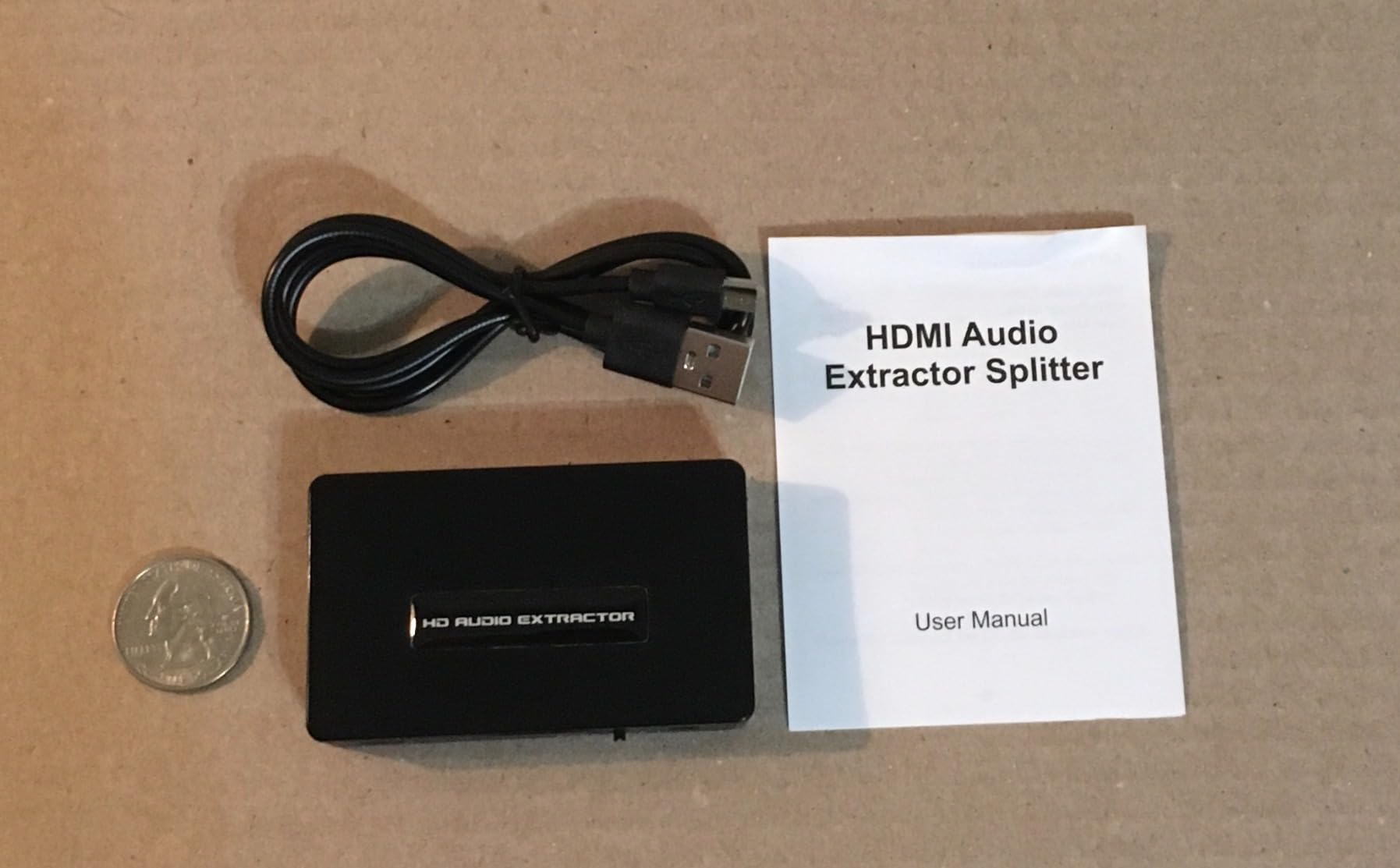HDMI Audio Extractor Splitter HDMI to HDMI 3.5mm Audio Adapter Converter with Spdif Output Support 1080P 3D Compatible for PS4 Fire Stick Blu-Ray Player etc. customer photo 1