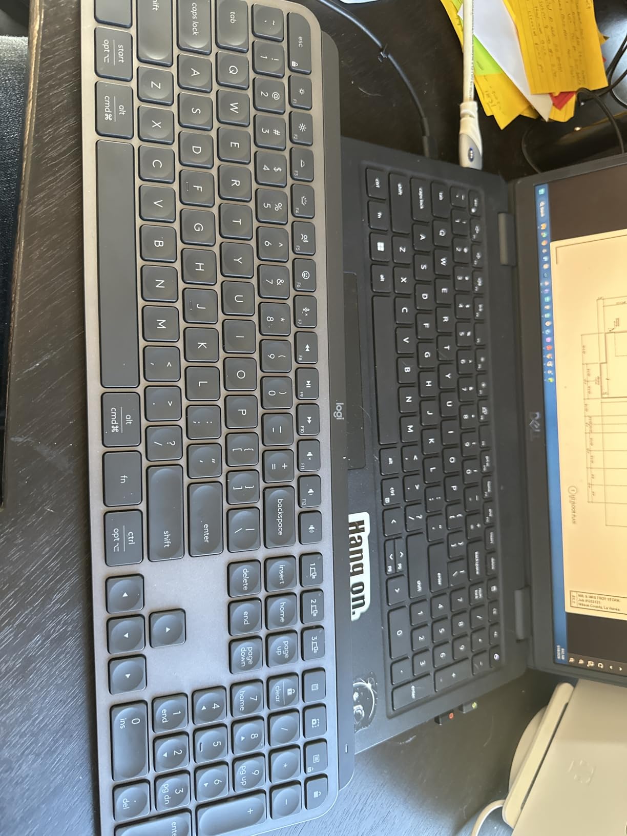 Logitech MX Keys S Wireless Keyboard, Low Profile, Fluid Precise Quiet Typing, Programmable Keys, Backlighting, Bluetooth, USB C Rechargeable, for Windows PC, Linux, Chrome, Mac - Graphite customer photo 1