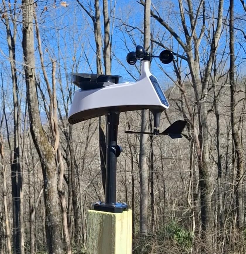 La Crosse Technology Professional Smart Wi-Fi Weather Station with Remote Monitoring (400 Foot Range), Wind and Rain Gauges, Temperature and Humidity Sensors, and Forecasting - V42-PRO-INT customer photo 1