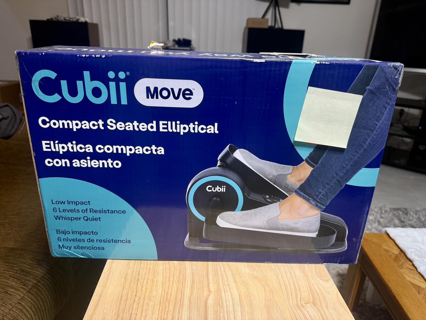 Cubii Move - Under Desk Elliptical Bike Pedal Exerciser Portable Seated Elliptical Machine W/Adjustable Workout Levels - Adult to Seniors customer photo 1