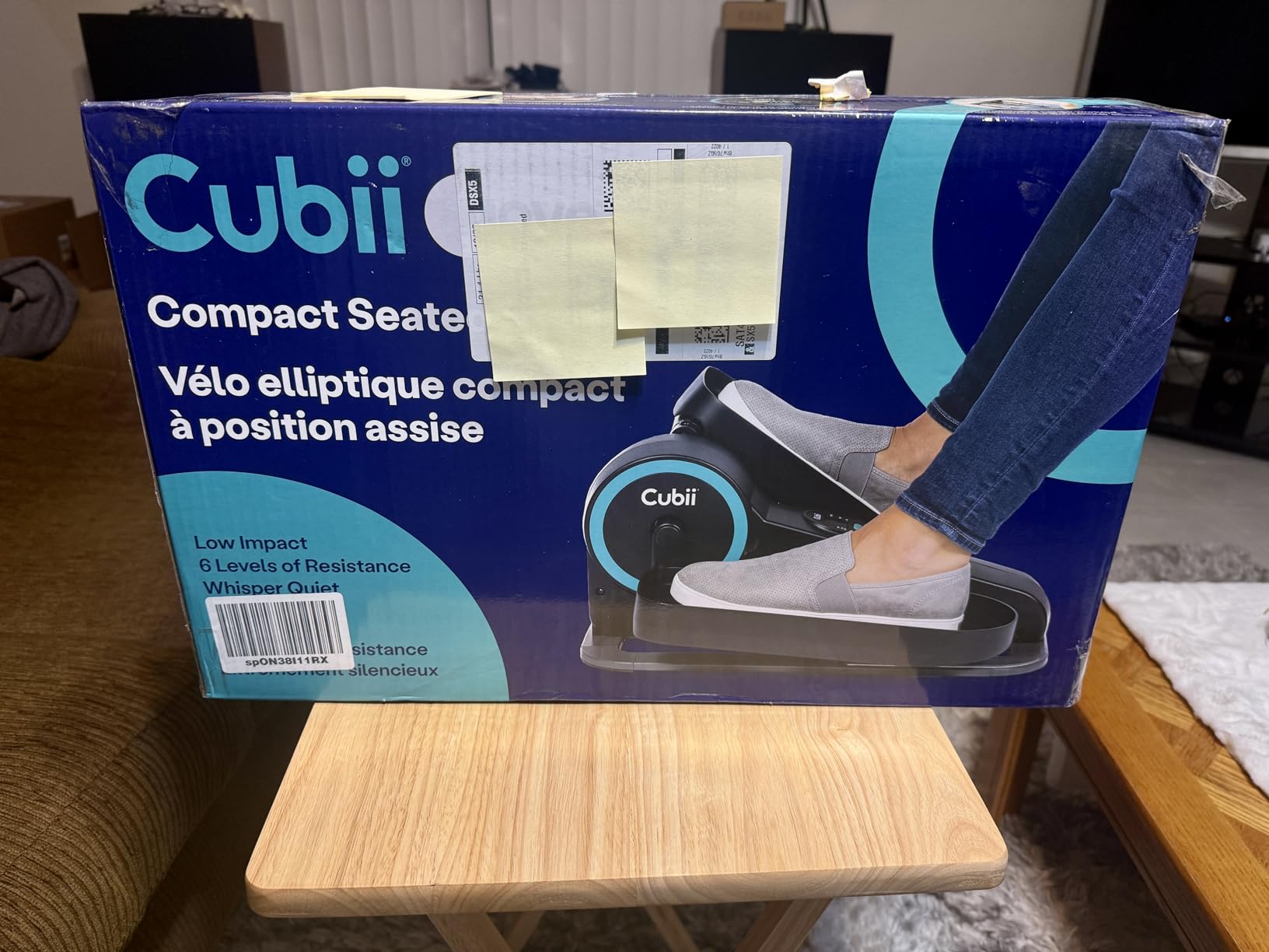 Cubii Move - Under Desk Elliptical Bike Pedal Exerciser Portable Seated Elliptical Machine W/Adjustable Workout Levels - Adult to Seniors customer photo 2