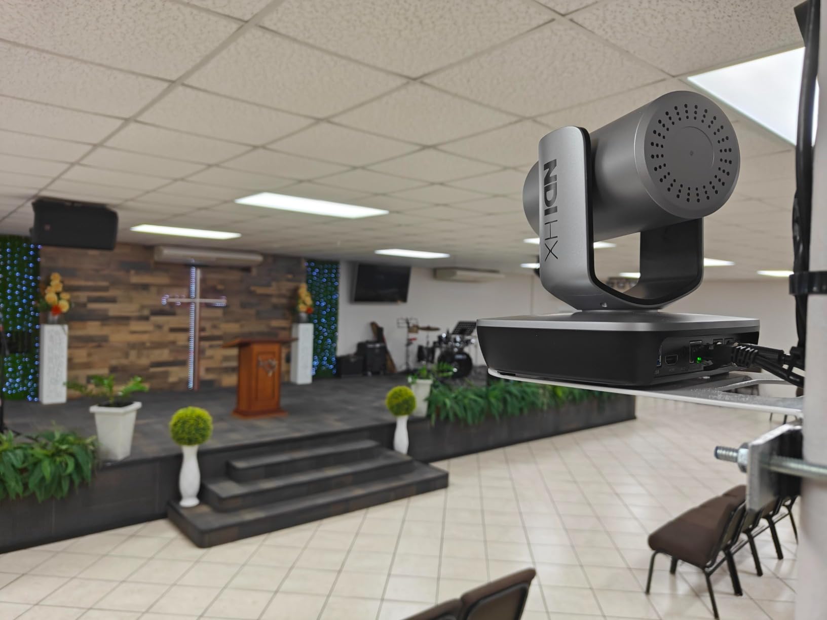 AVKANS NDI Camera, 20X Zoom 3G-SDI HDMI PTZ USB Web Camera with USB Video Output for Church Worship Live Events, PoE IP Livestream Video Camcorder for Video Production customer photo 2