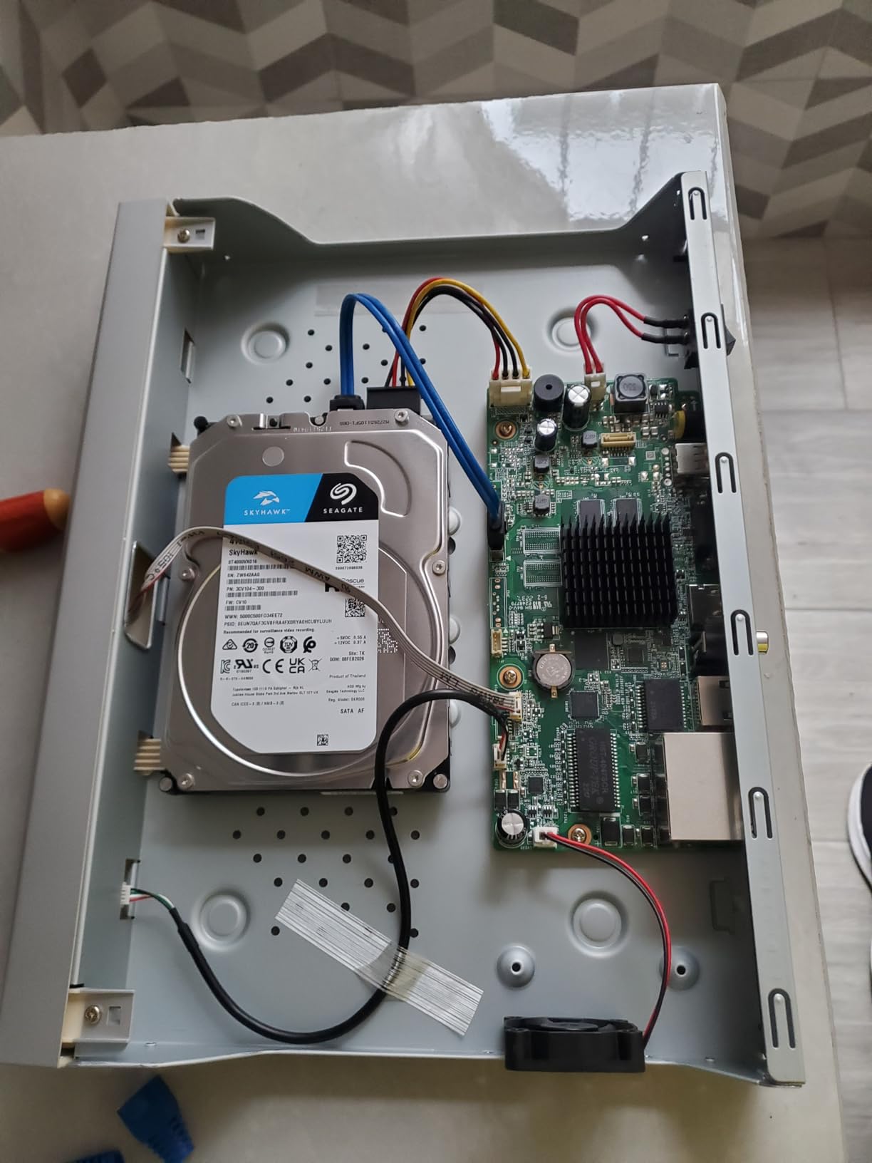 Seagate Skyhawk 6TB Video Internal Hard Drive HDD - 3.5 Inch SATA 6Gb/s 256MB Cache for DVR NVR Security Camera System with in-House Rescue Services (ST6000VXZ09/009) customer photo 1