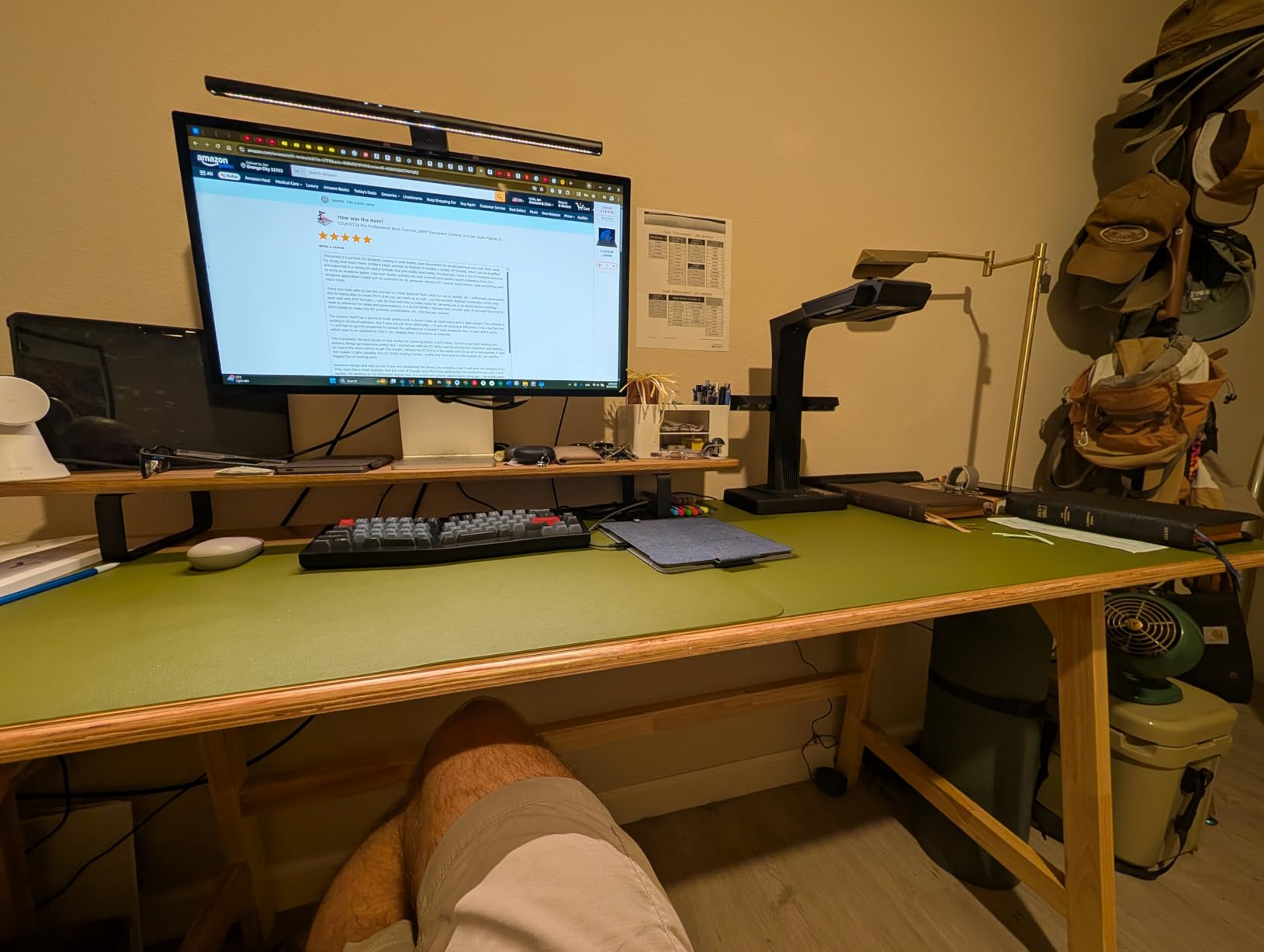 CZUR ET24 Pro Professional Book Scanner, 24MP Document Camera, 3rd Gen Auto-Flatten & Deskew Tech, A3 Document Scanner, 180+ Languages OCR, Support HDMI, for Windows/MacOS/Linux customer photo 1