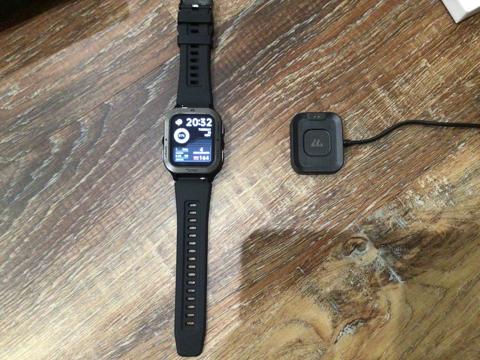 AMAZTIM Smart Watch, 60 Days Extra-Long Battery, 50M Waterproof, Rugged Military Bluetooth Call(Answer/Dial Calls), 1.85